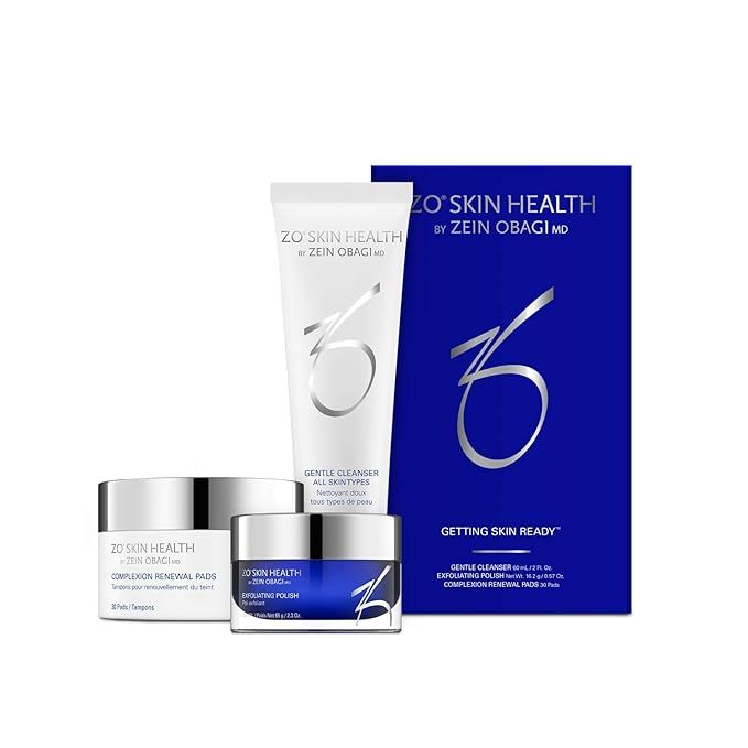 ZO Skin Health Getting Skin Ready All Skin Types, Gentle Cleanser 2 Fl Oz, Exfoliating Polish 0.5... | Amazon (US)