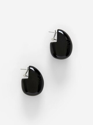 Drop-Shaped Earrings – Black – Women – ARKET GB | Arket UK