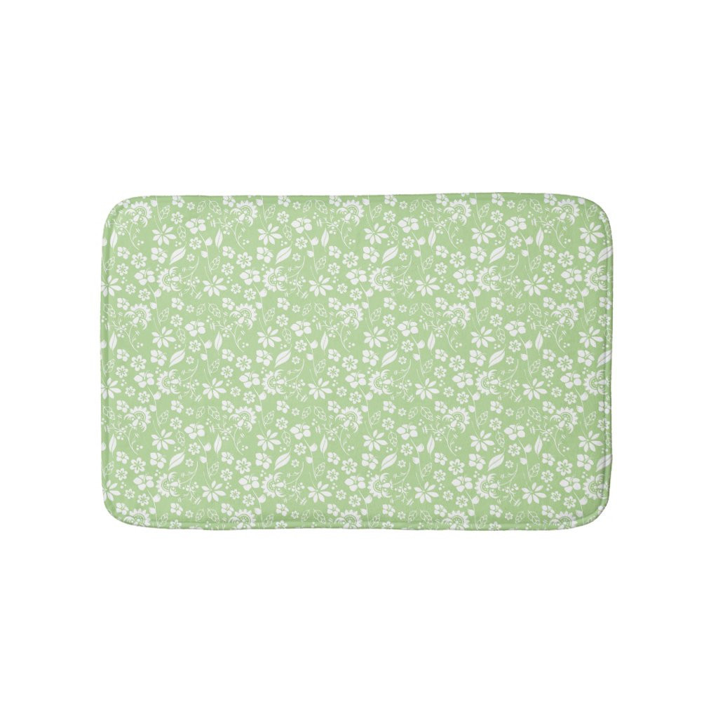 Girly Mint Green Tropical Flowers Spring Garden | Zazzle