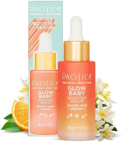 Pacifica Vitamin C Serum for Face – Glow Baby Brightening Facial Serum with Glycolic Acid – V... | Amazon (US)