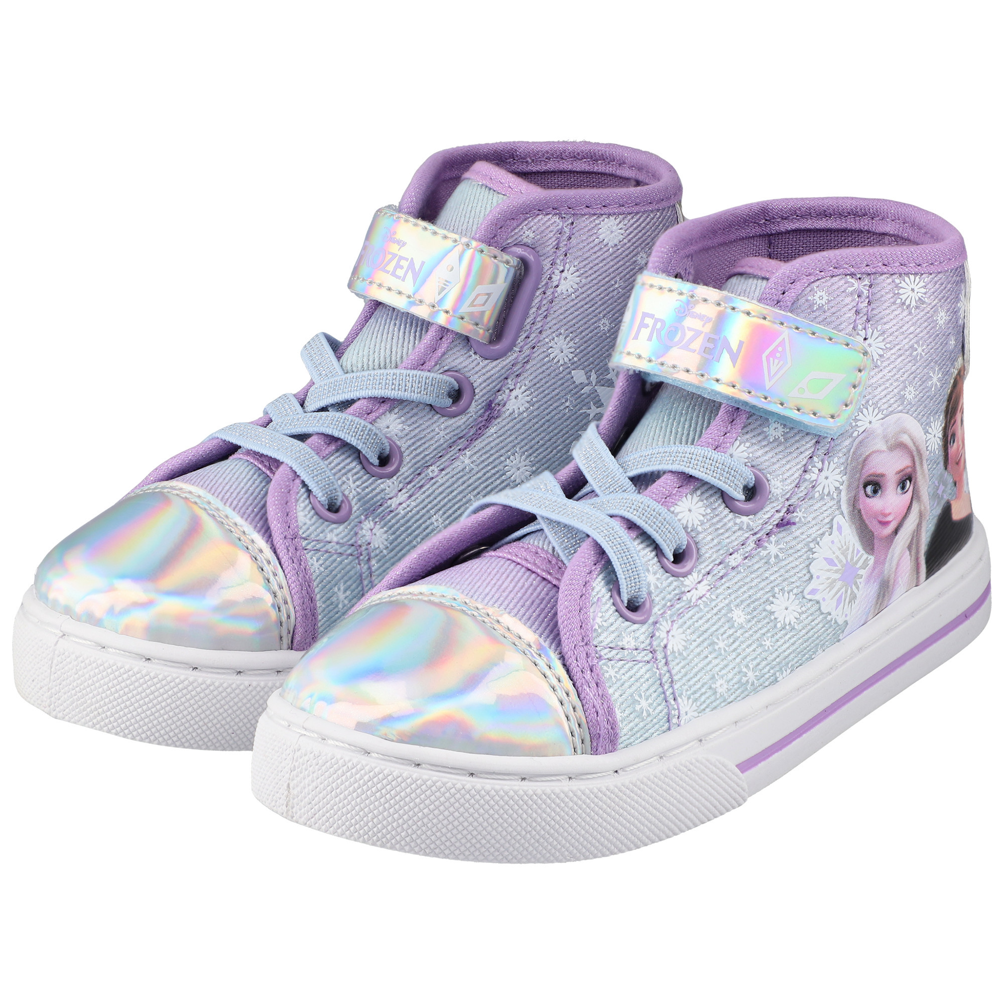 Girls Toddler Josmo Frozen Elsa & Anna High Top Sneakers | Fanatics