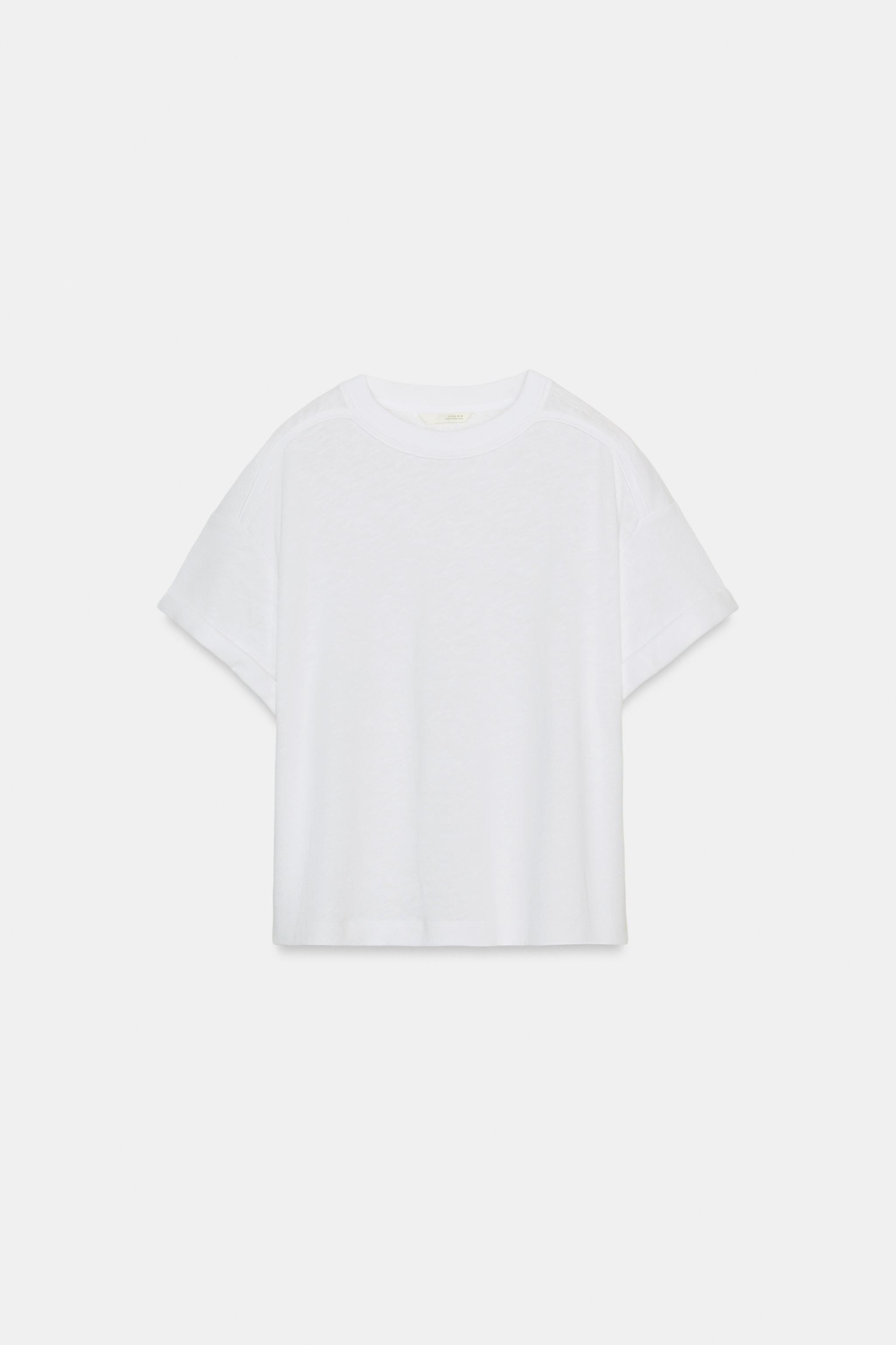 COTTON SHORT SLEEVE T-SHIRT | Zara US