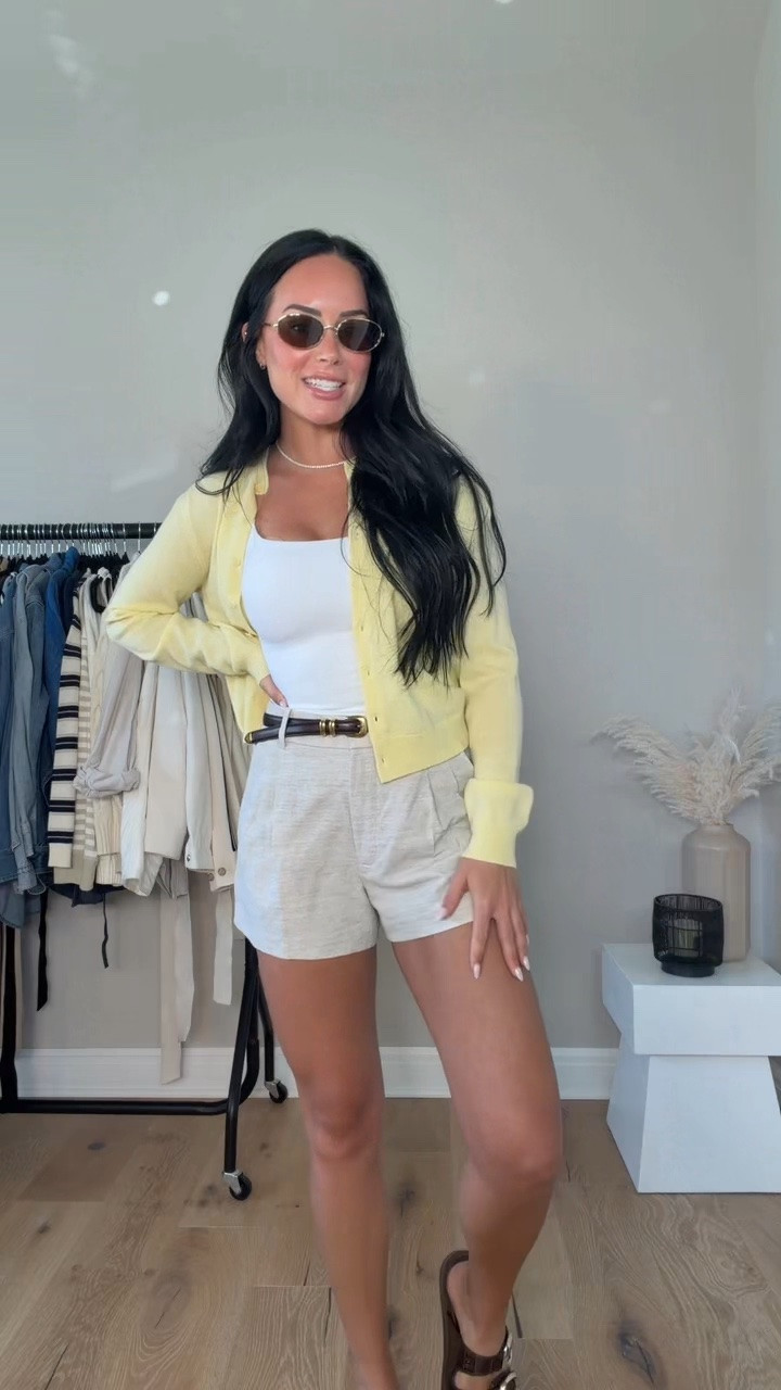 Chic Summer Outfit 💛 I will have all the details on my LTK.

My sizing 5’7, 145lbs, 32dd
I’m wearing size small tops, size 6 short 

@Aritzia

#LTKootd #LTKgrwm #LTKSaleAlert