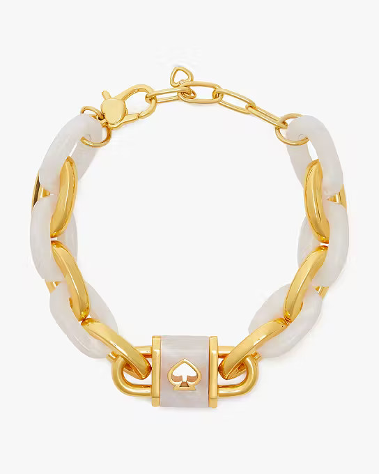 Lock And Spade Link Bracelet | Kate Spade (US)