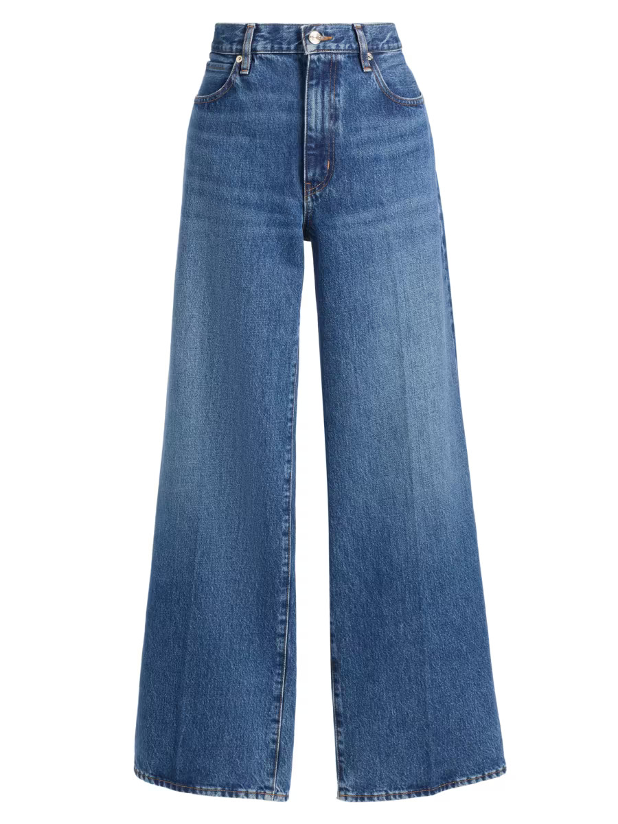 The Stroll Wide-Leg High-Rise Jeans | Saks Fifth Avenue