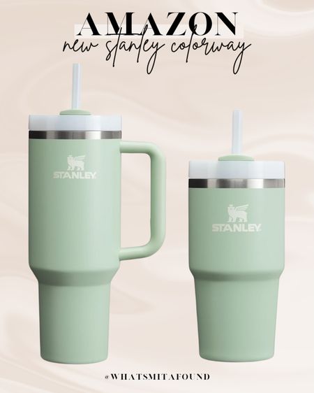New matcha cream Stanley color way for summer! Available in 4 sizes from 14oz to 40oz! Matcha cream Stanley cup, matcha cream Stanley tumbler, green Stanley, green Stanley cup, green Stanley tumbler, new Stanley, new Stanley cup, new Stanley color, new Stanley tumbler, summer Stanley color, summer Stanley cup, summer Stanley tumbler, trendy Stanley cup, trendy Stanley tumbler

#LTKSeasonal #LTKFindsUnder50 #LTKHome