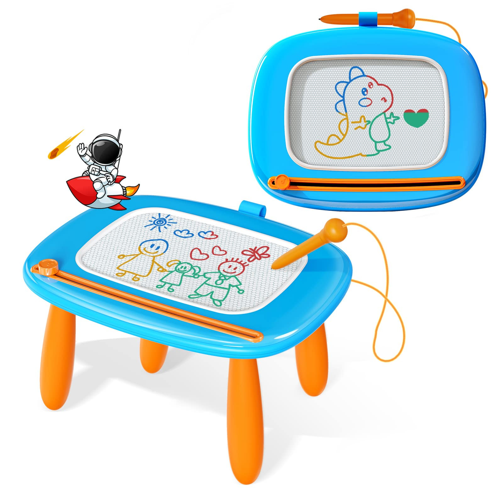 Kikidex Magnetic Drawing Board, Toddler Girl Toys for 1-2 Year Old, Doodle Board Pad Learning and... | Amazon (UK)