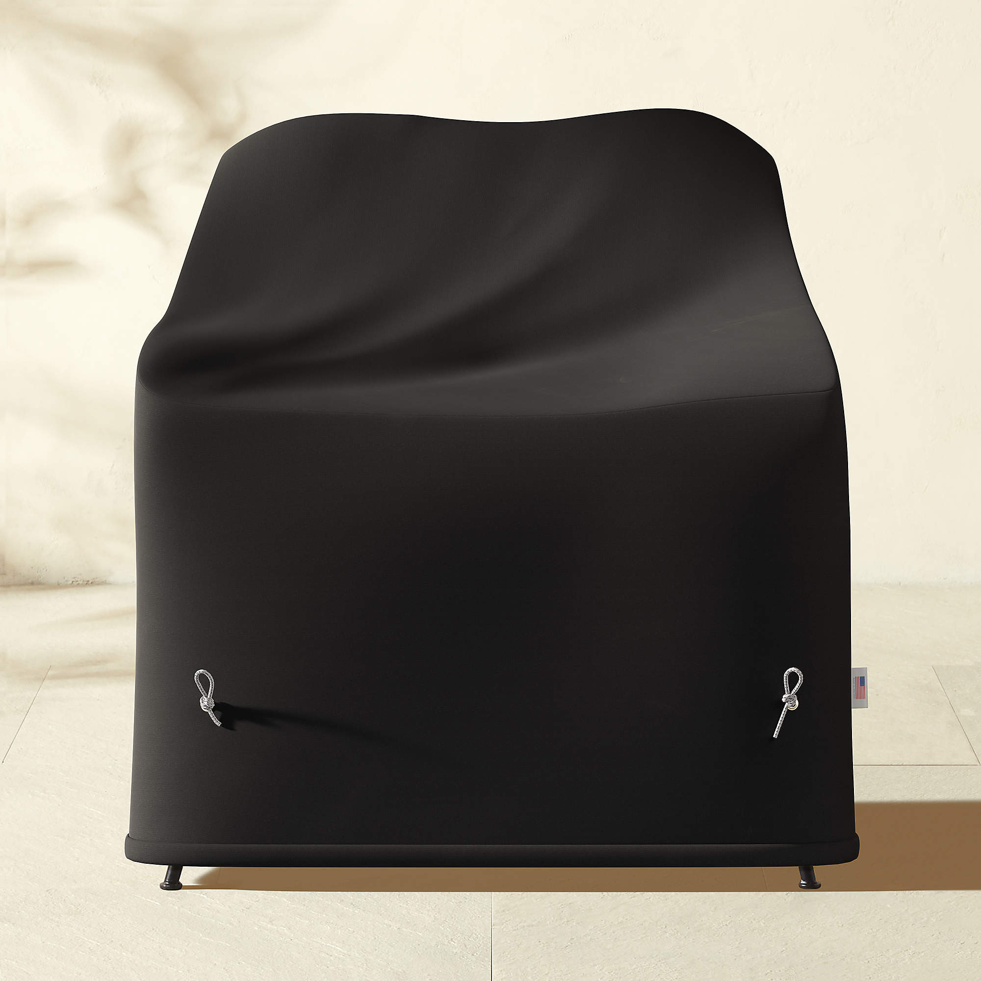 Welling Outdoor Lounge Chair Cover + Reviews | CB2 | CB2