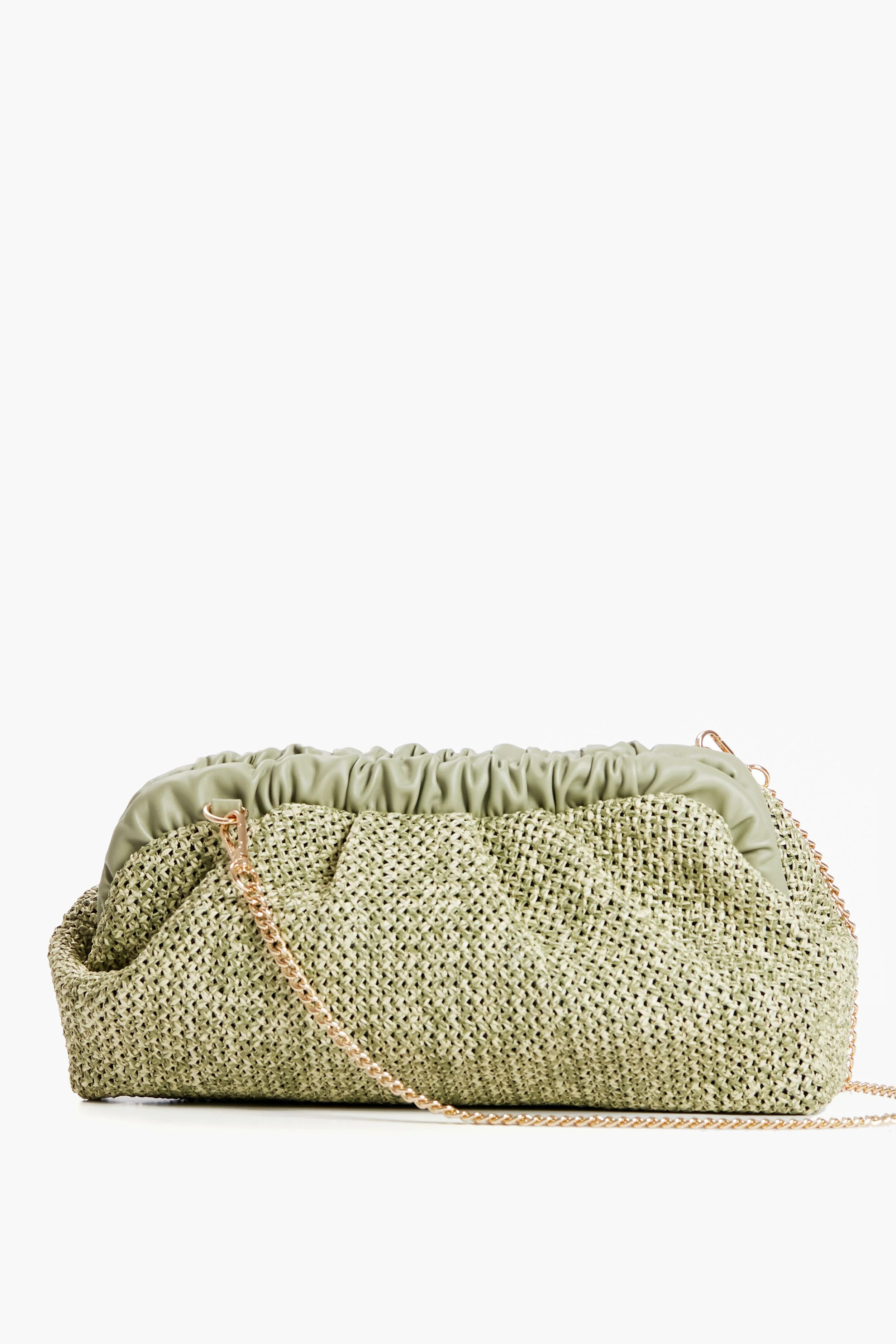 Natural Straw Delvina Clutch | Tuckernuck (US)
