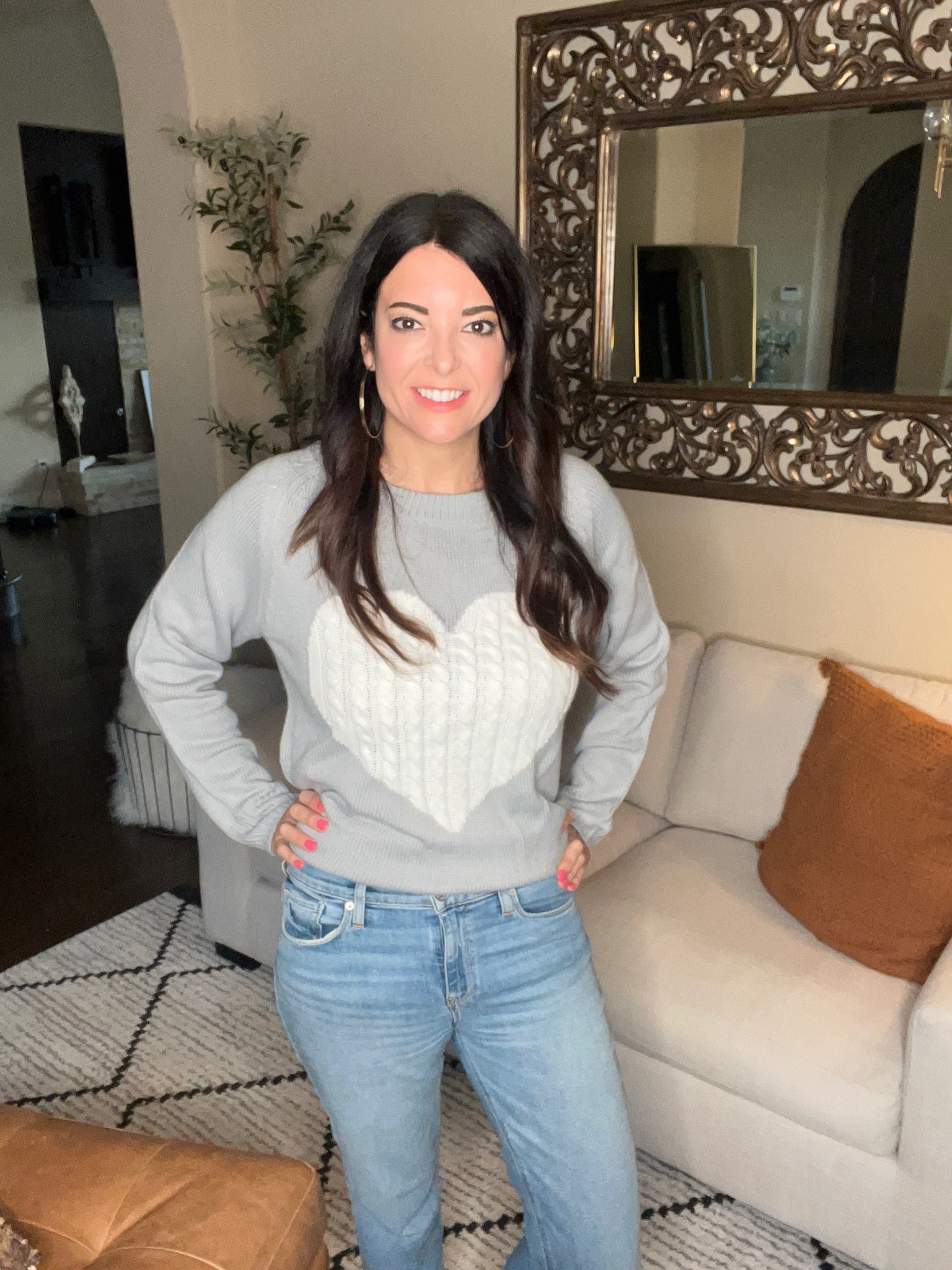 Another inexpensive sweater idea for Valentine’s Day. Super cute. I’m wearing a medium  

#LTKunder50 #LTKSeasonal #LTKsalealert