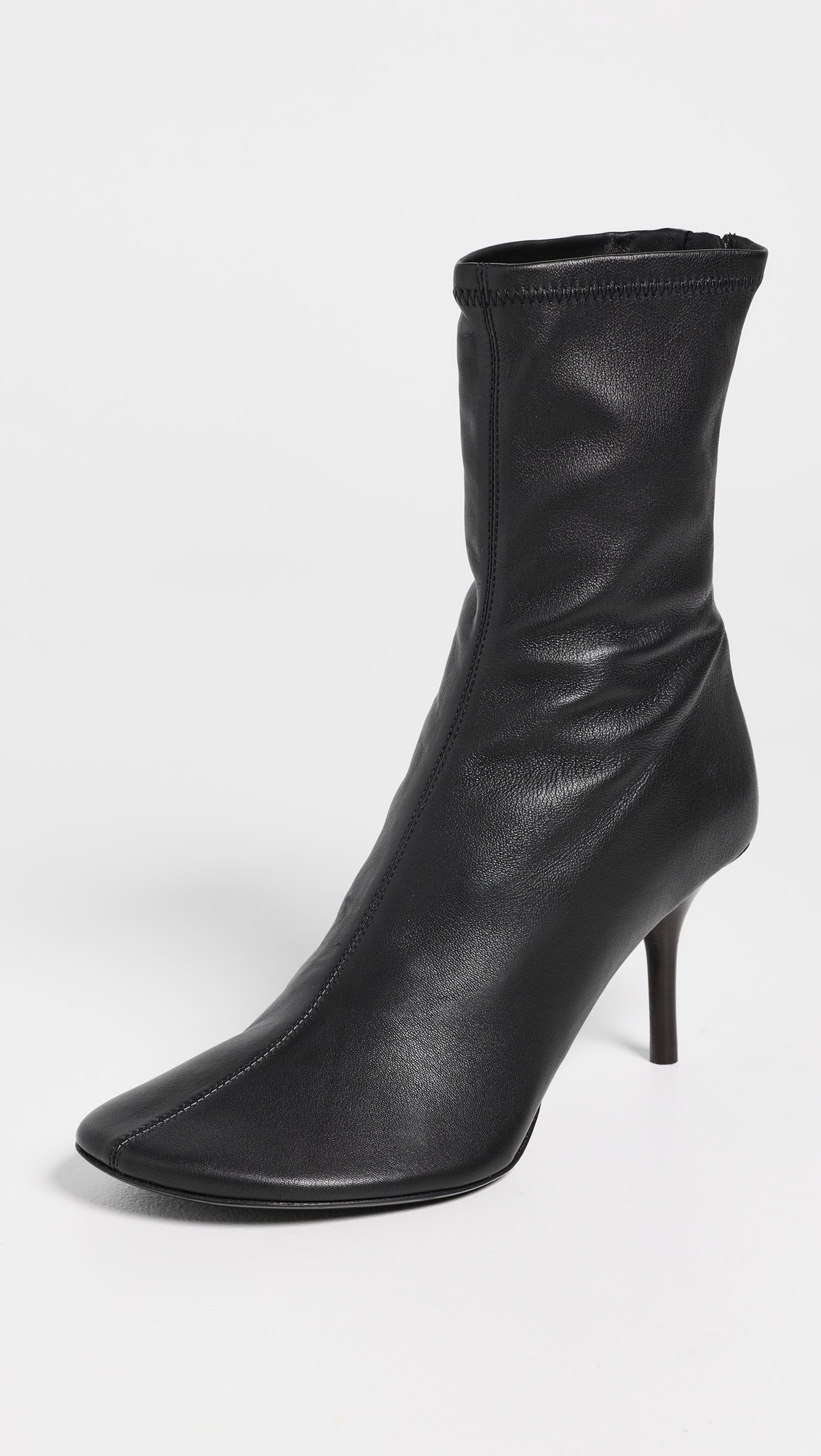Stretch Leather Ankle Boots | Shopbop