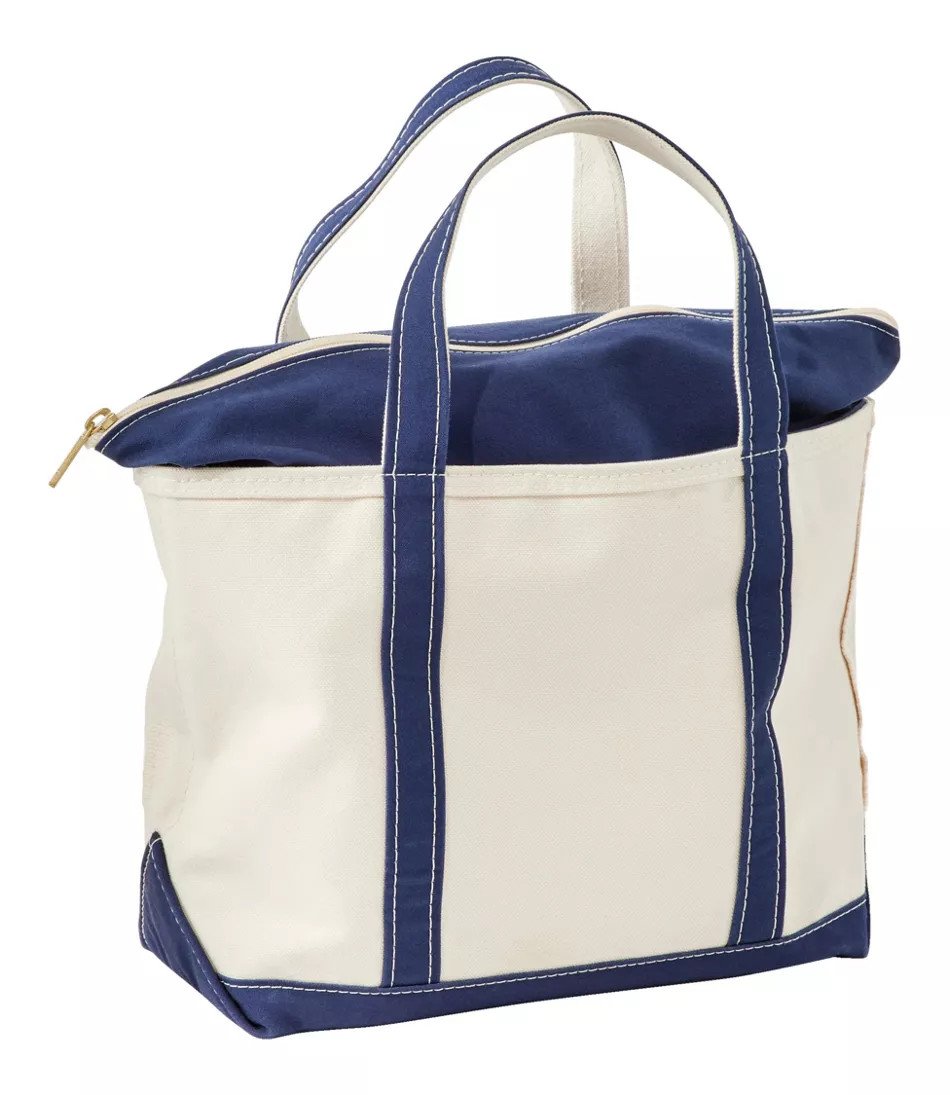 Boat and Tote, Zip-Top Dark Green Long, Canvas/Nylon L.L.Bean | L.L. Bean