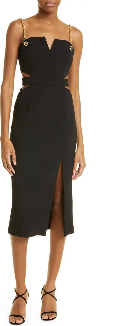 Iman Cutout Chain Strap Dress | Nordstrom