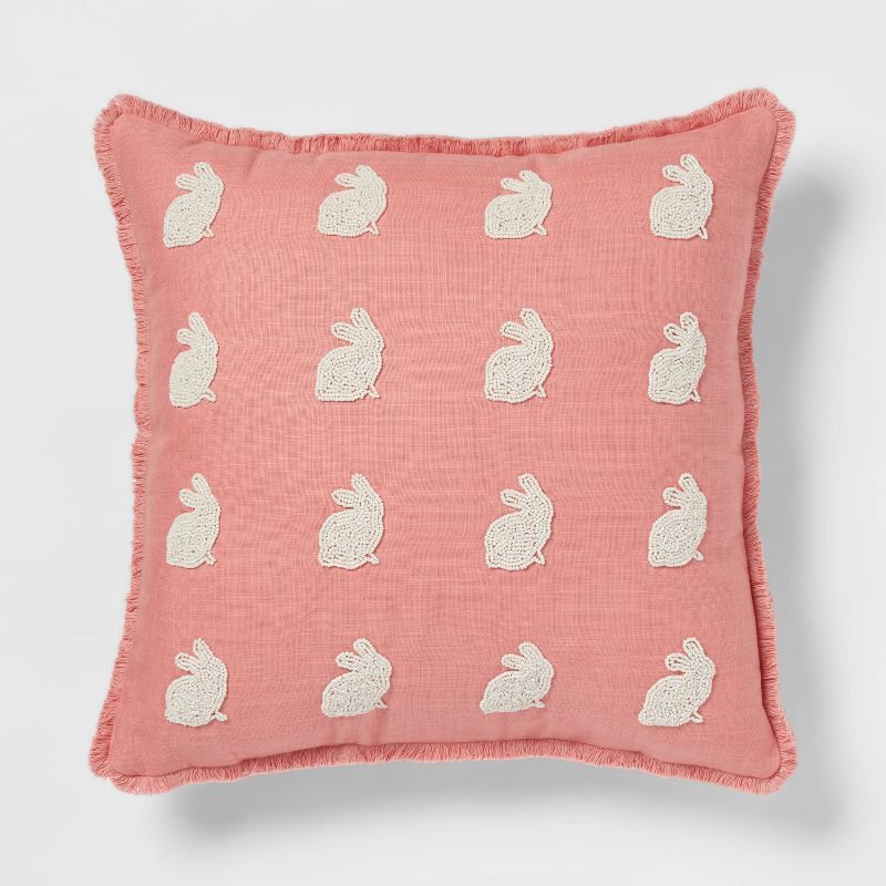 Beaded Bunny Throw Pillow - Threshold™ | Target