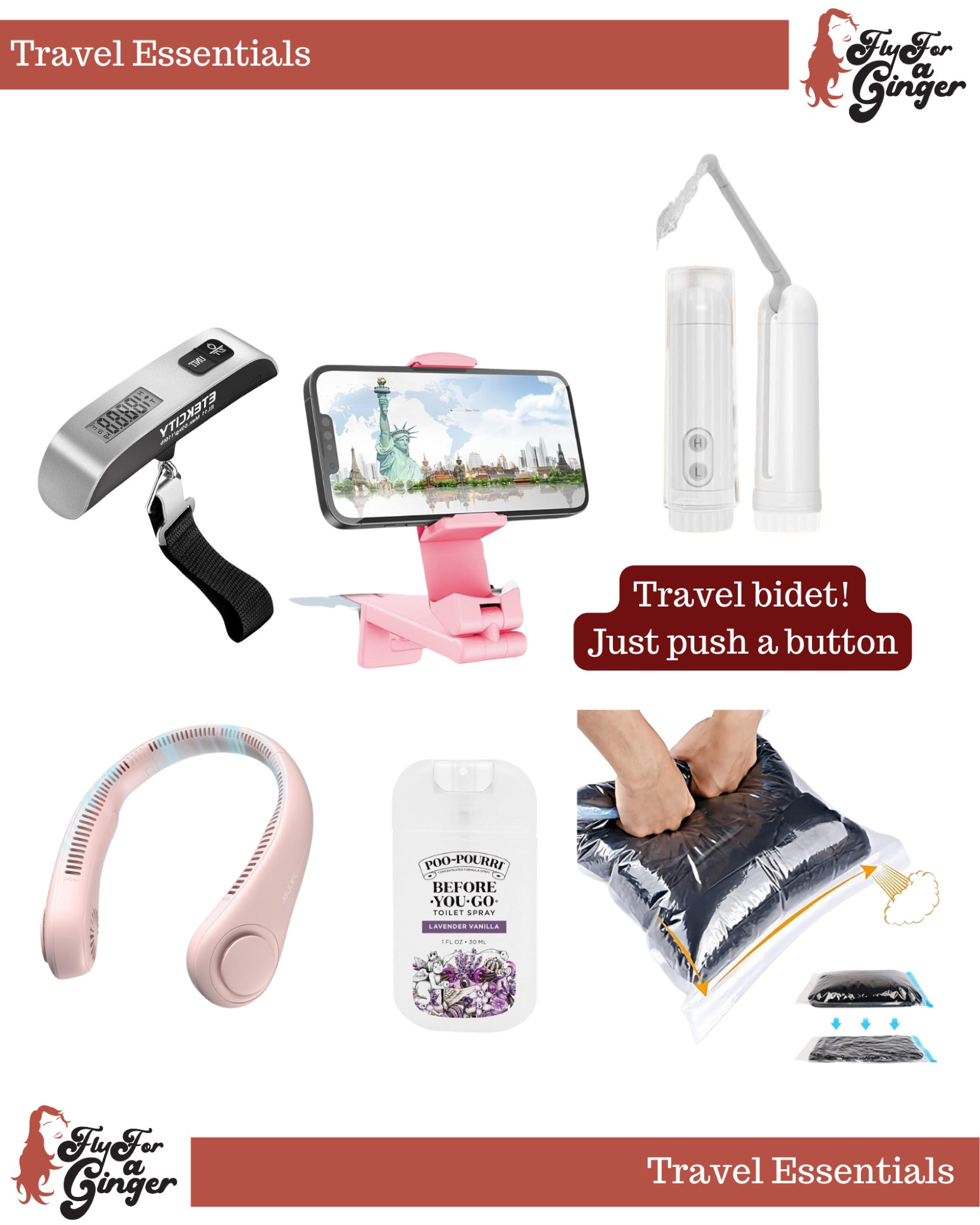 Essentials for your next trip!
