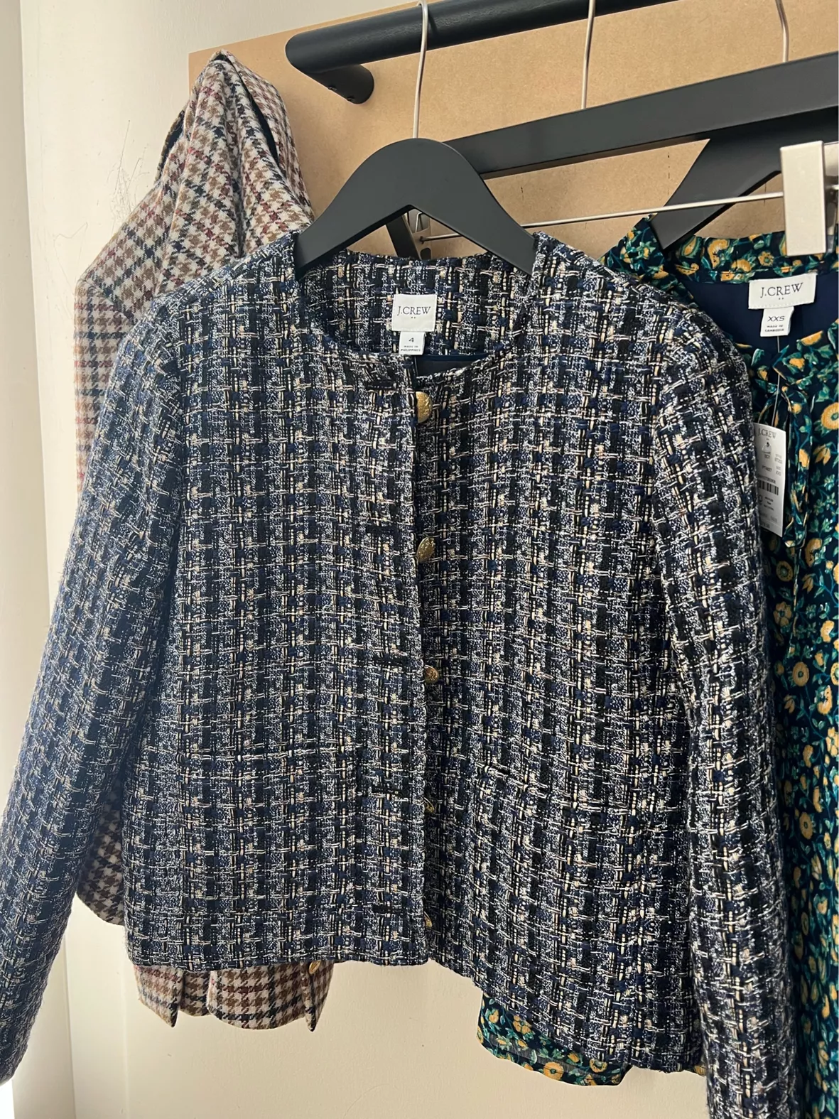 Petite Metallic Fringe Tweed Jacket curated on LTK