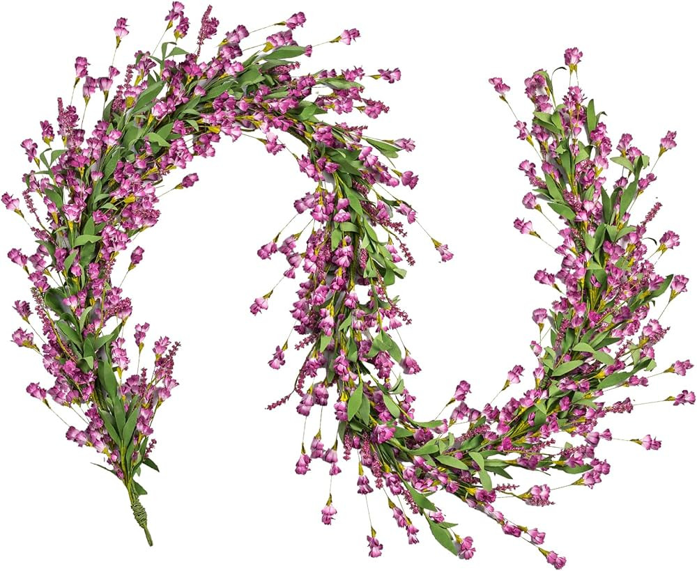 Spring Flower Garland, 6FT Not Withering Garland,Wildflower Garland,Floral Garland,Garlands for D... | Amazon (US)