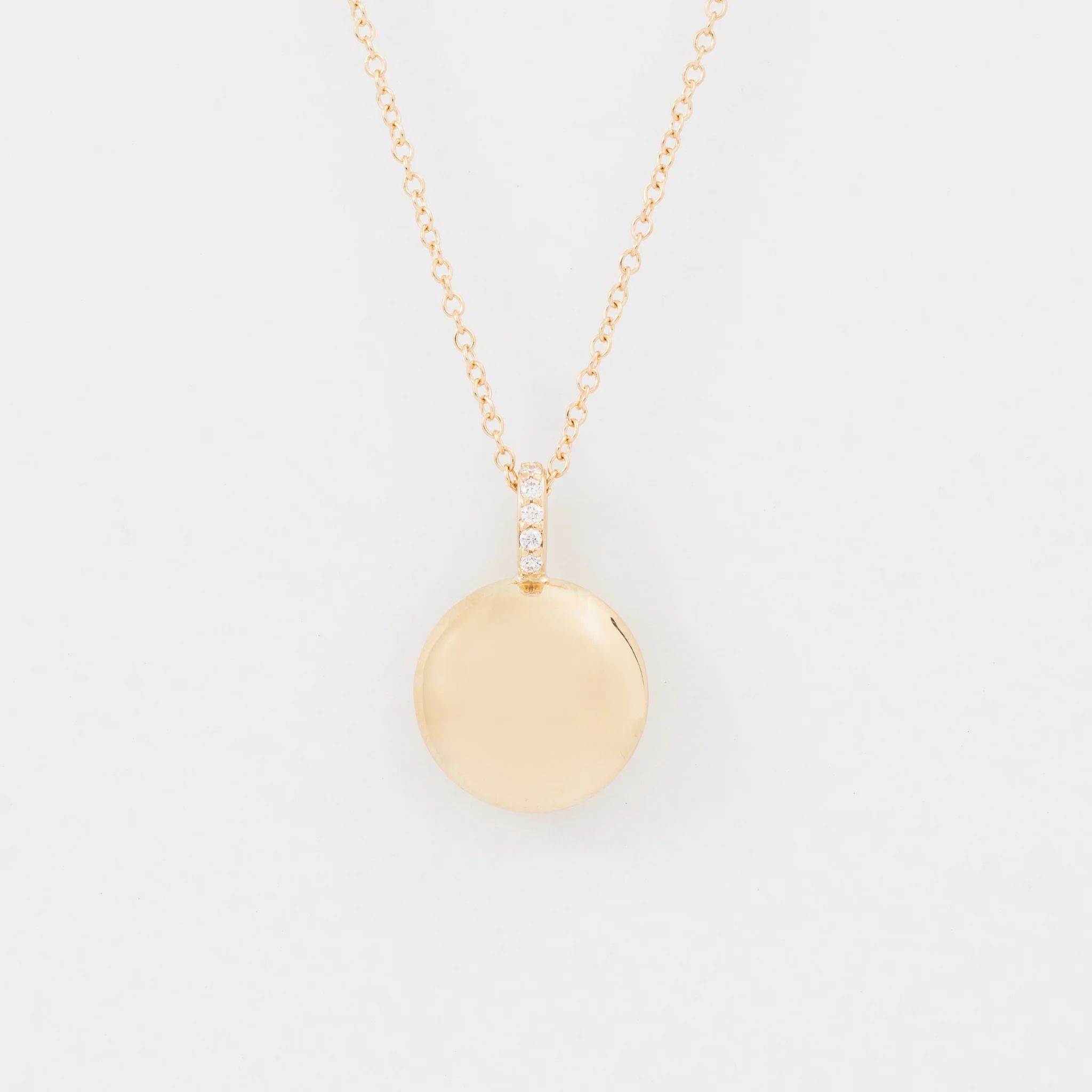 The Grand Diamond Puff Pendant | Yearly Co.