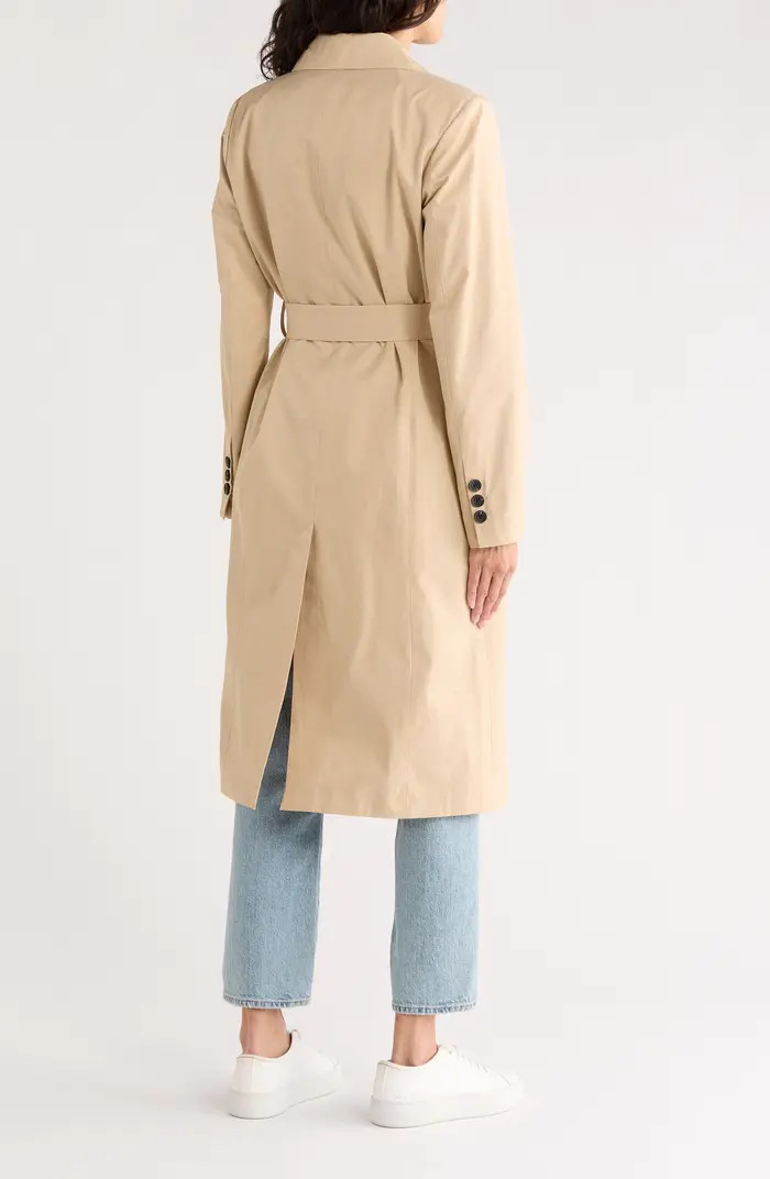 Water Resistant Double Breasted Trench Coat | Nordstrom Rack