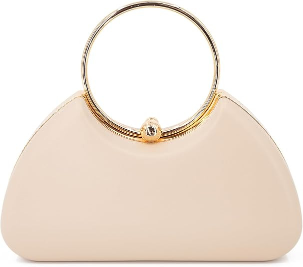 Women Clutch Purse with Chain- Elegant Evening Bag for Wedding, Prom, Cocktail Party & Formal | Amazon (US)