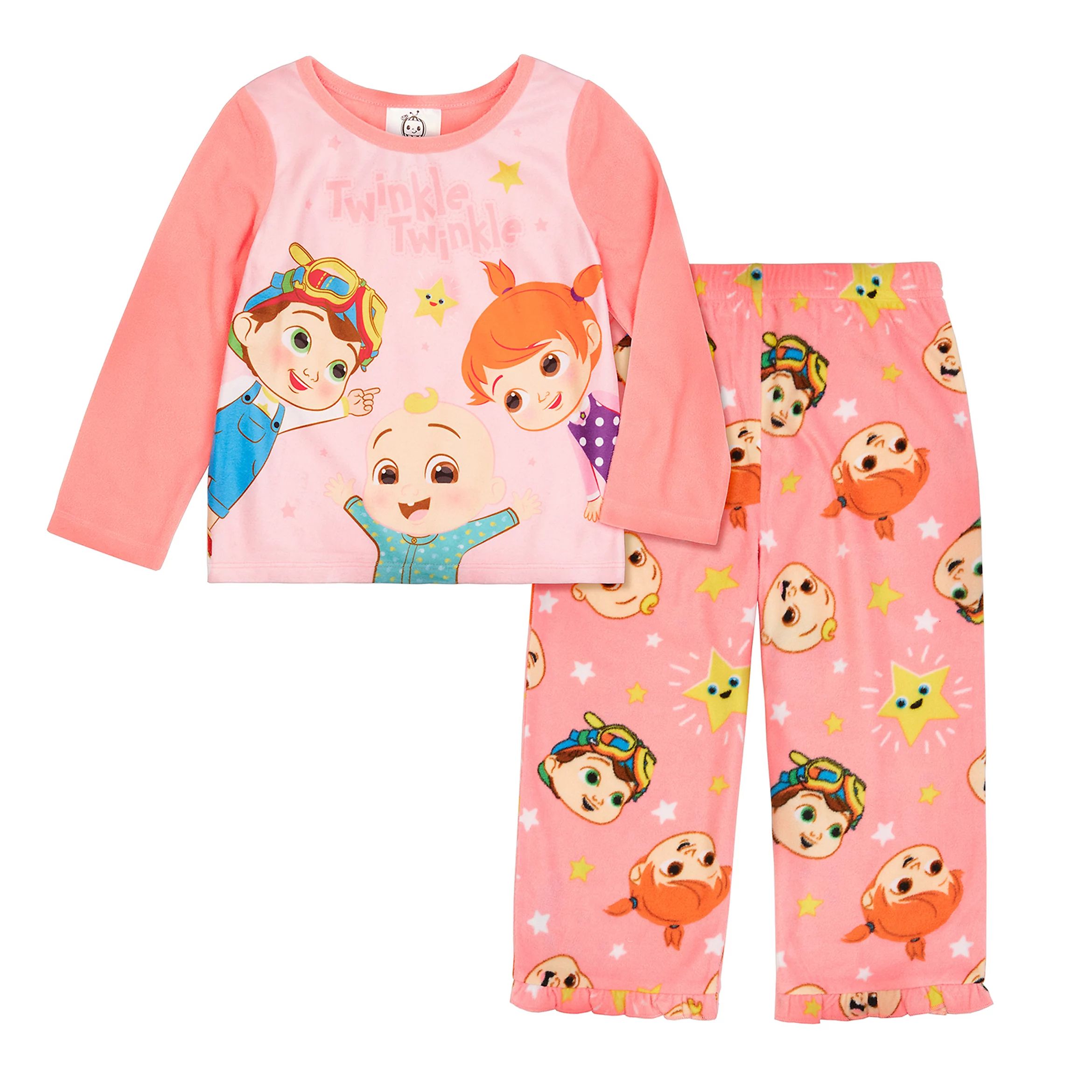 Toddler Girl CoComelon 2 Piece Fleece Pajama Set | Kohl's