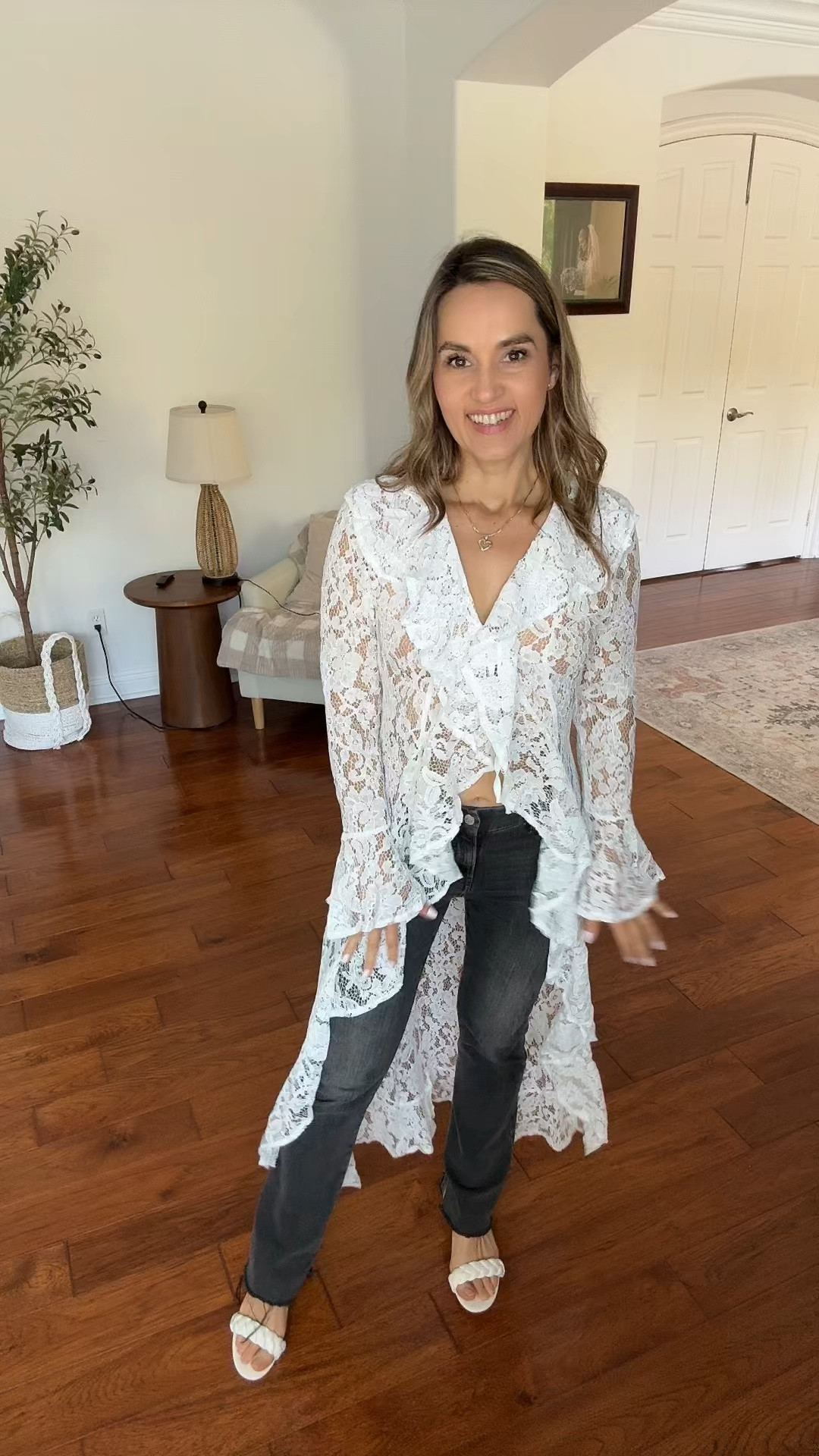 Boho Lace Kimono Outfit Inspo 🤍

This dreamy boho lace duster outfit is the perfect mix of feminine elegance and effortless style. The flowy lace layering piece paired with relaxed denim creates a chic coastal cowgirl and festival-inspired aesthetic that’s perfect for brunch dates, vacation outfits, summer concerts, or elevated casual fashion. A timeless Pinterest-worthy look for anyone loving romantic boho vibes and neutral fashion inspiration.

#bohostyle #lacekimono #bohooutfit #lacefashion #festivalstyle #coastalcowgirl #summerfashion #neutralstyle #pinterestfashion #casualchic #bohoaesthetic #denimoutfit #vacationstyle #femininefashion #styleinspo #outfitideas #everydaystyle #romanticstyle #westernboho #fashioninspo