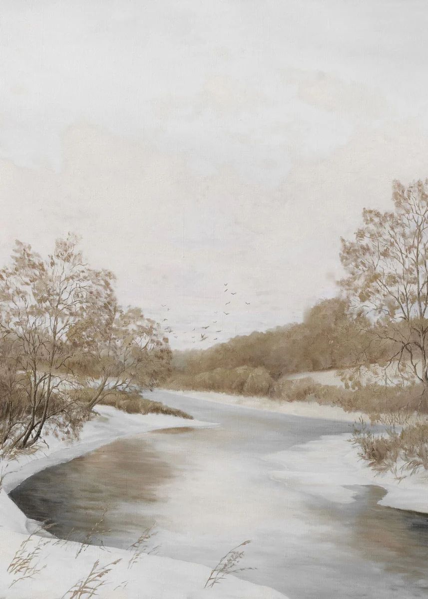 Stream in Winter | Collection Prints
