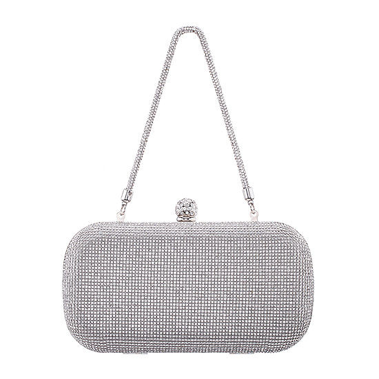 N By Nina Crysal Minaudiere With Crystal Cording Evening Bag | JCPenney