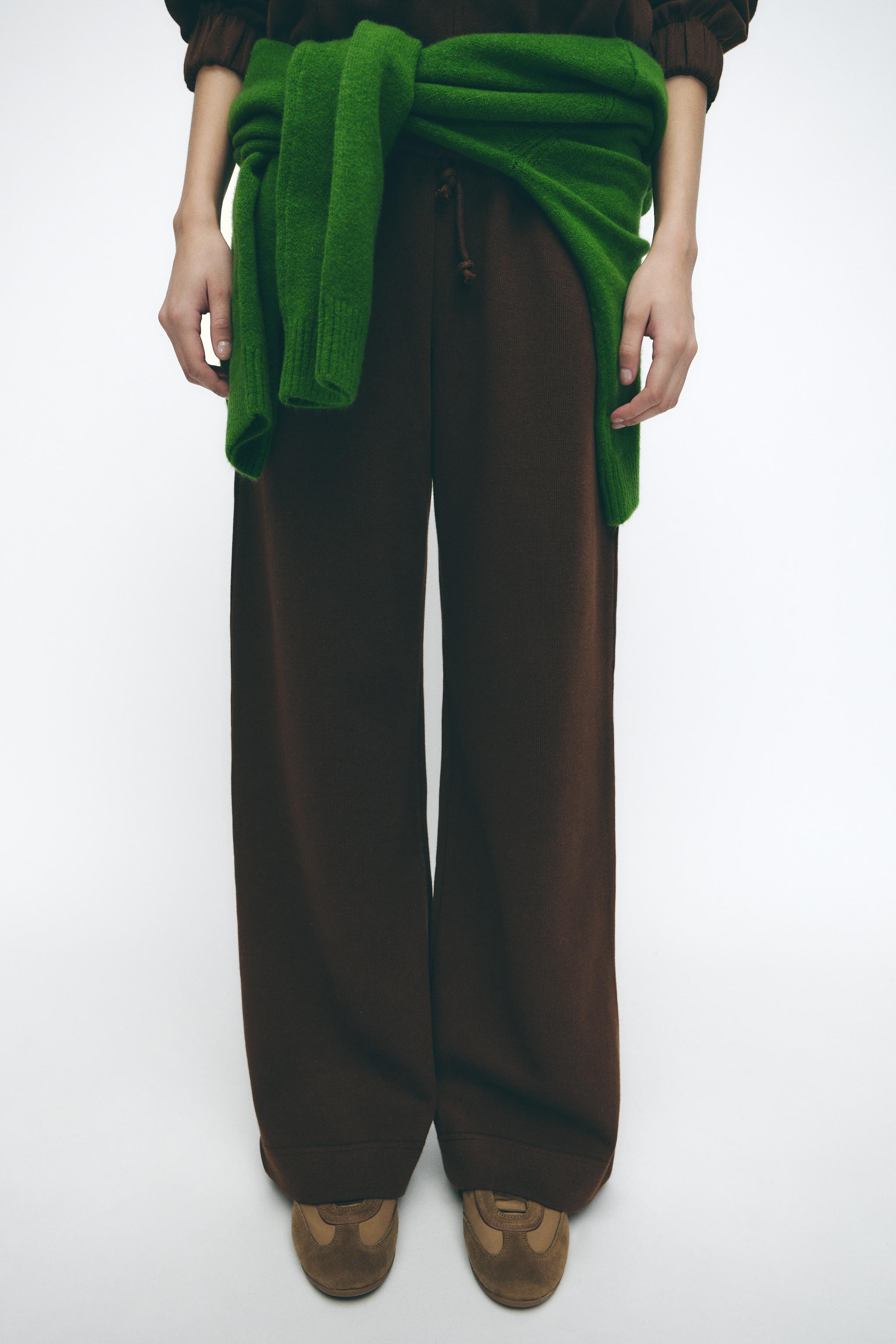 SOFT STRAIGHT-LEG TROUSERS | Zara UK