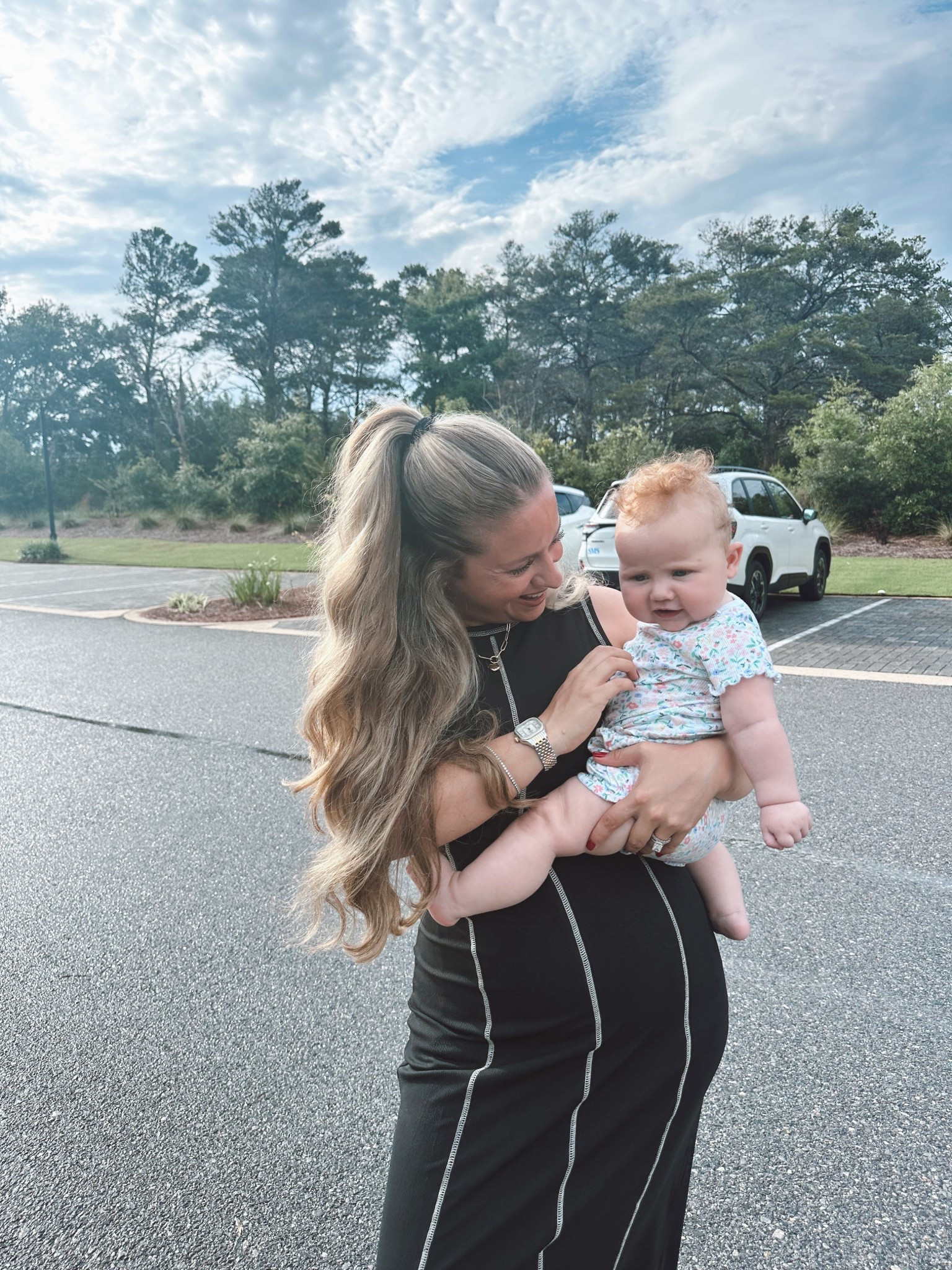 This little gal gave me a heck of a time at dinner tonight. But at least we look cute 😂😅

#LTKFindsUnder50 #LTKBaby #LTKTravel
