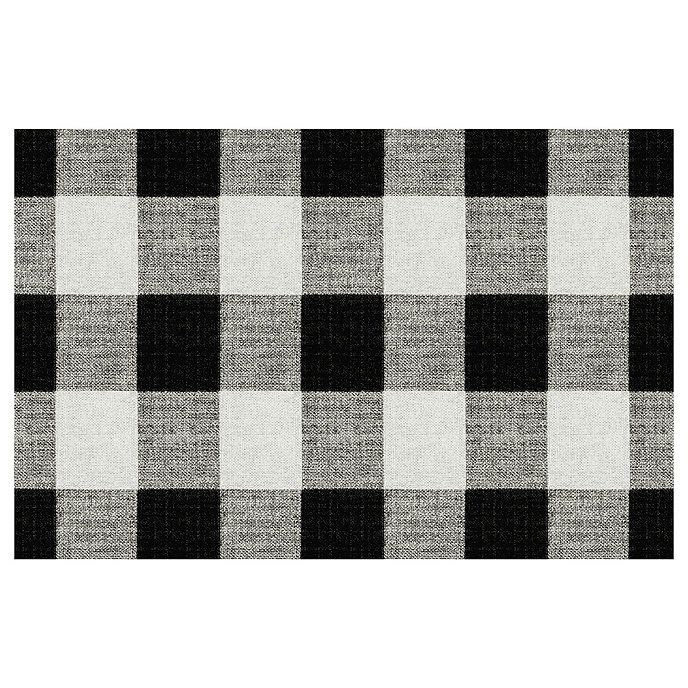 Buffalo Check Rubber & Polyester Comfort Mat | Ballard Designs, Inc.