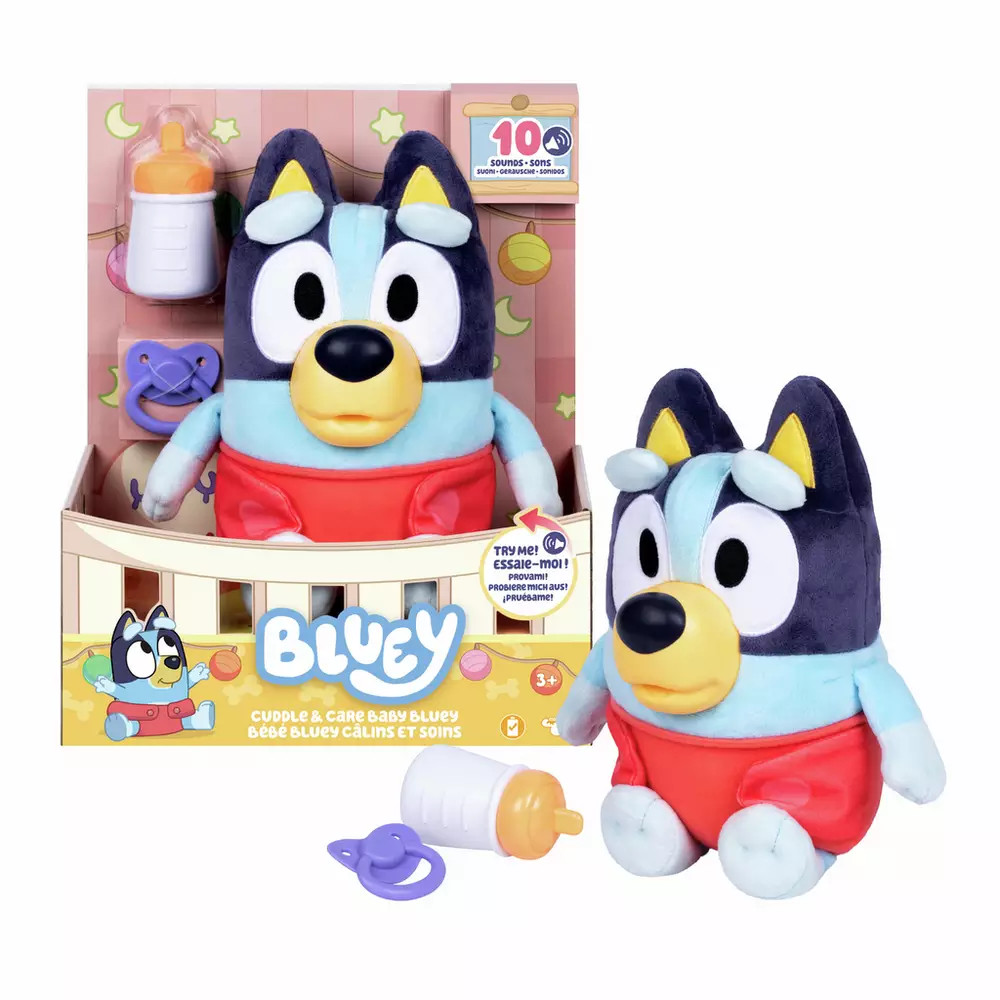 Buy Bluey Electronic Cuddle & Care 11" Plush Toy | Teddy bears and soft toys | Argos | argos.co.uk