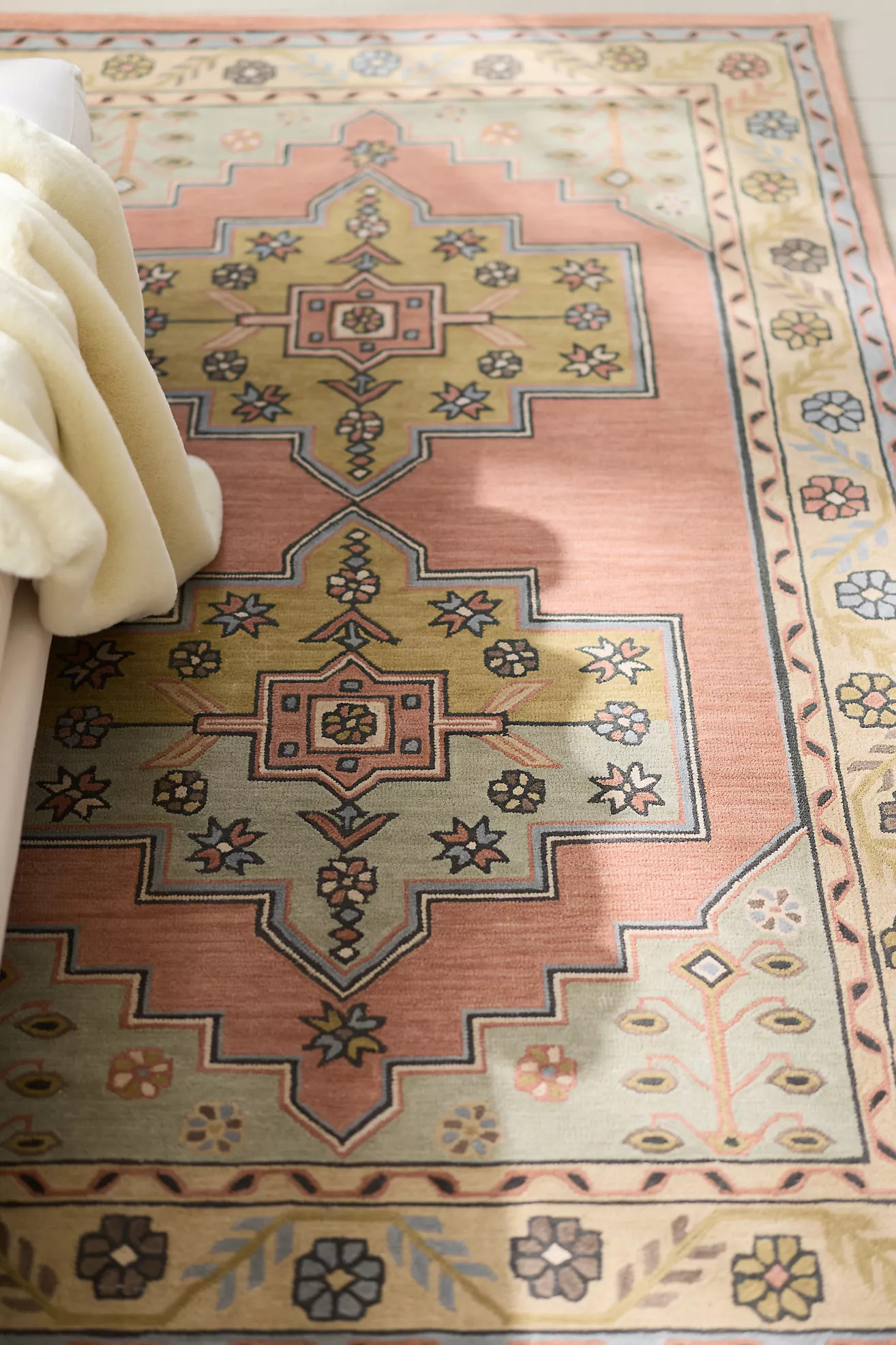 Piper Tufted Persian-Inspired Wool Rug | Anthropologie (US)