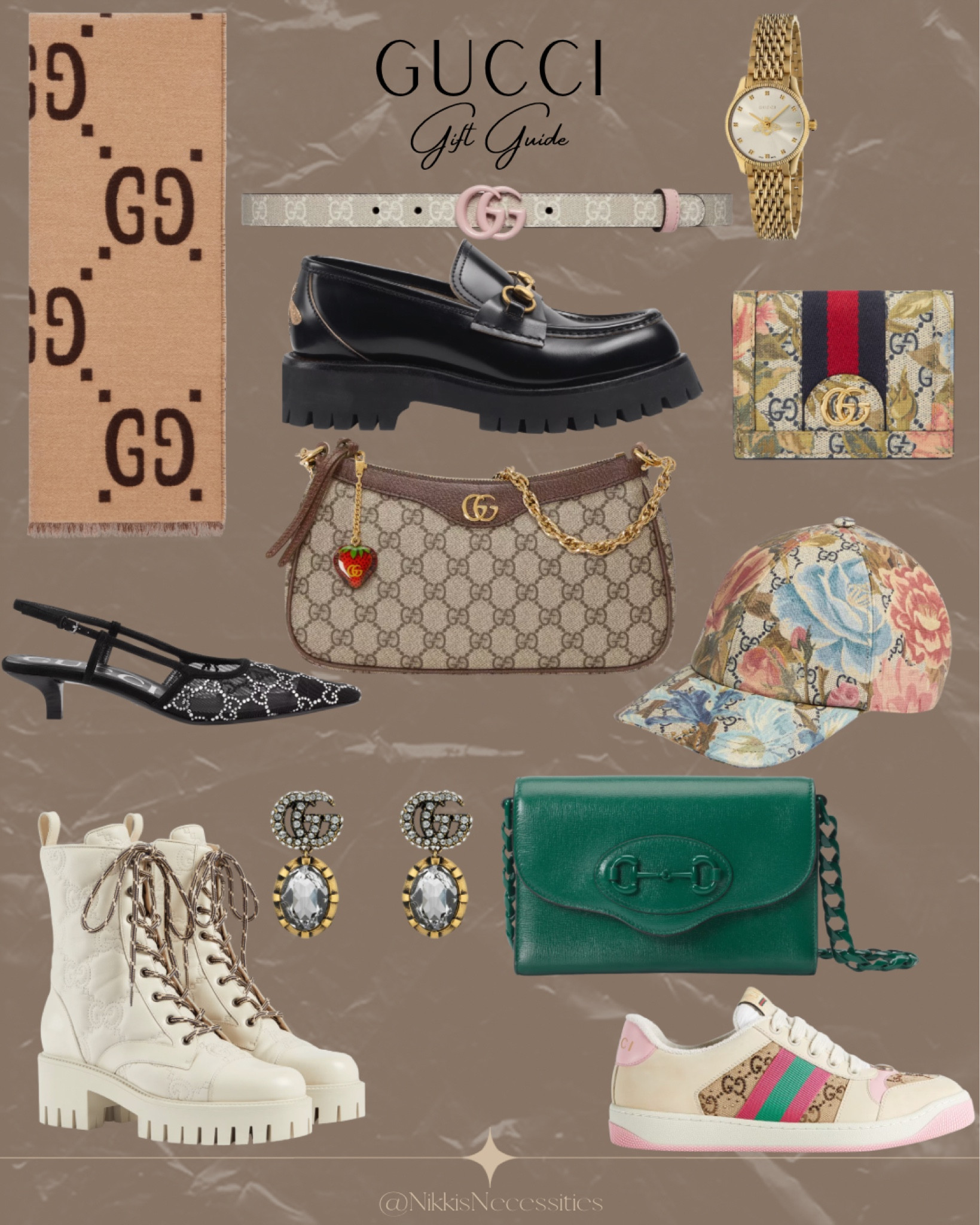 Gucci gift guide 
Gucci new collection 
Gucci handbag 
Gucci small purse 
Gucci vintage 
Gucci combat boots 
Gucci sneakers 
Gucci loafers 
Gucci scarf 
Gucci sling back pump 
Gucci wallet 
Gucci cap 
Gucci earrings 
Gucci belt 
Gucci watch 

#LTKitbag #LTKHoliday #LTKGiftGuide