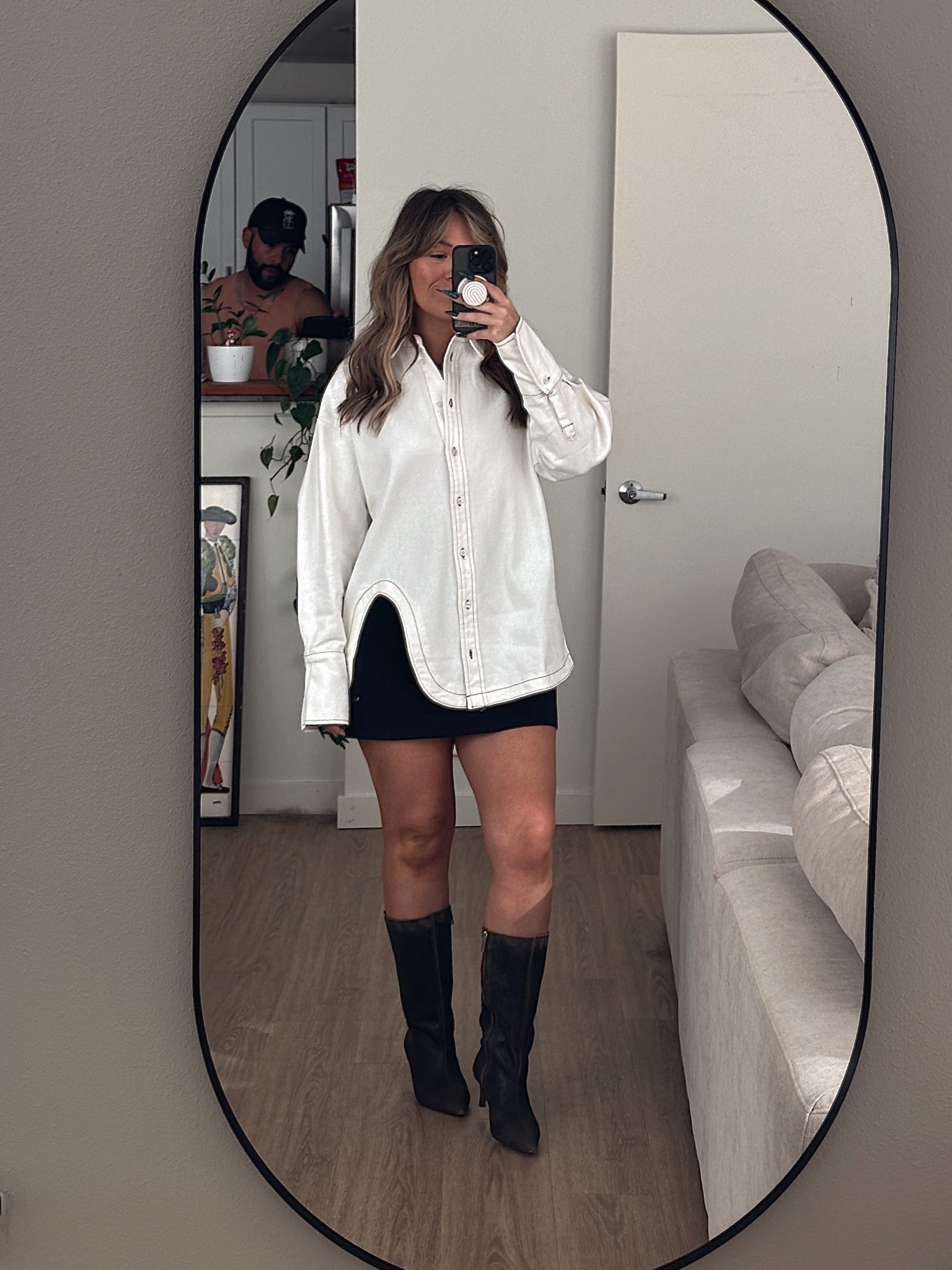 shirt - lioness
skirt - abercrombie
boots - franco sarto

#LTKFindsUnder50 #LTKWorkwear #LTKStyleTip