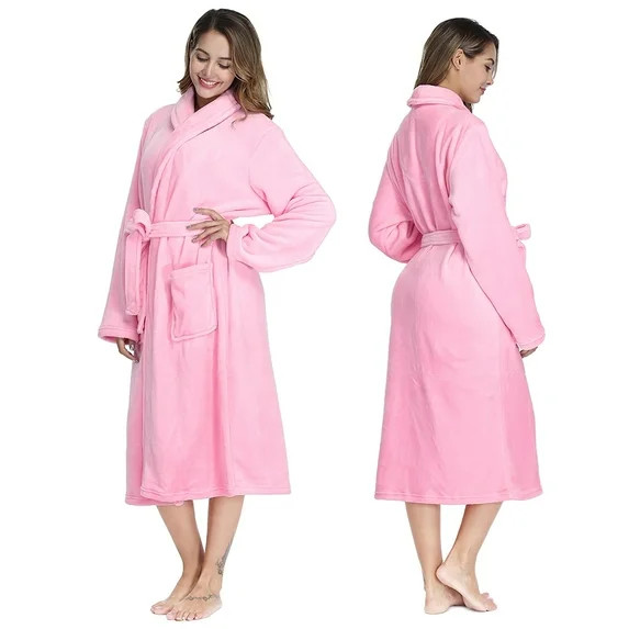 Cshidworld Bathrobe, Size M, Grey | Walmart (US)