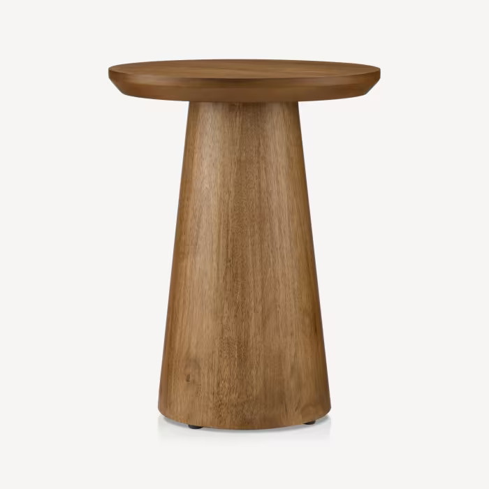 Mango Wood Hourglass Side Table | Bouclair
