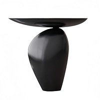 Modern Fiberglass Side Table, Simulated Wood Grain Small Coffee Table, Cocktail and Drink Tables,... | Amazon (US)