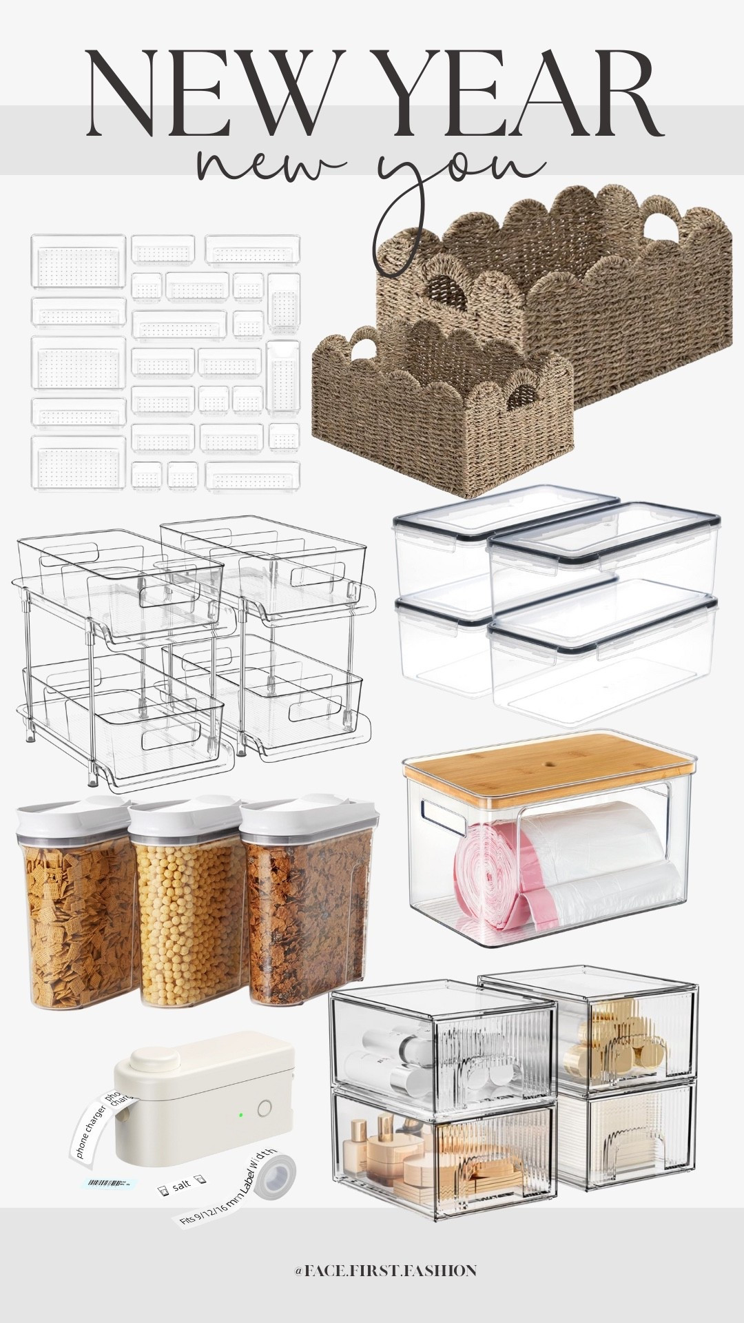 New years organization items from Amazon! 