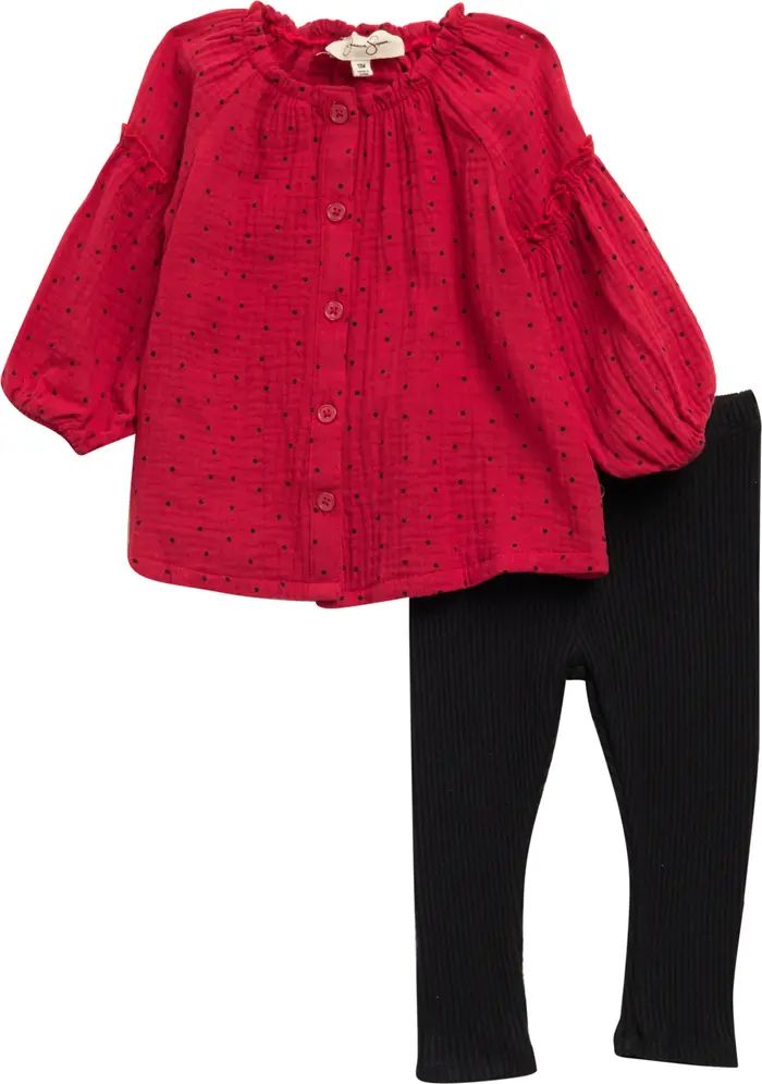 Jessica Simpson Raglan Sleeve Top & Leggings Set | Nordstromrack | Nordstrom Rack