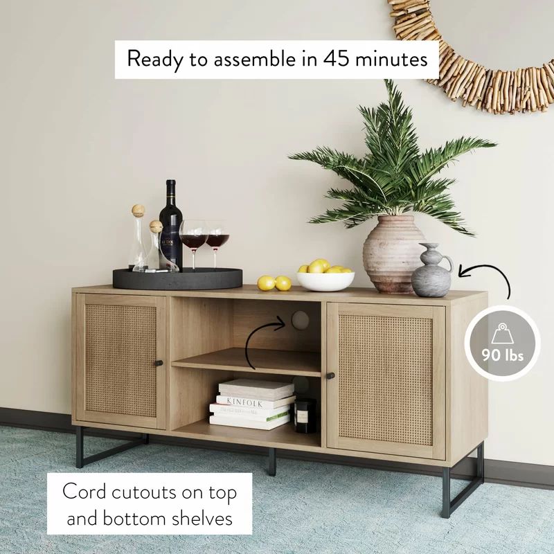 Hugette TV Stand for TVs up to 55" | Wayfair North America