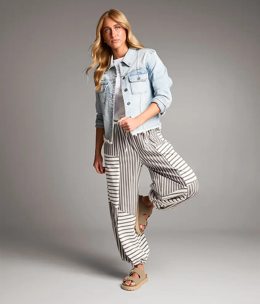 Striped Baggy Jogger | Buckle