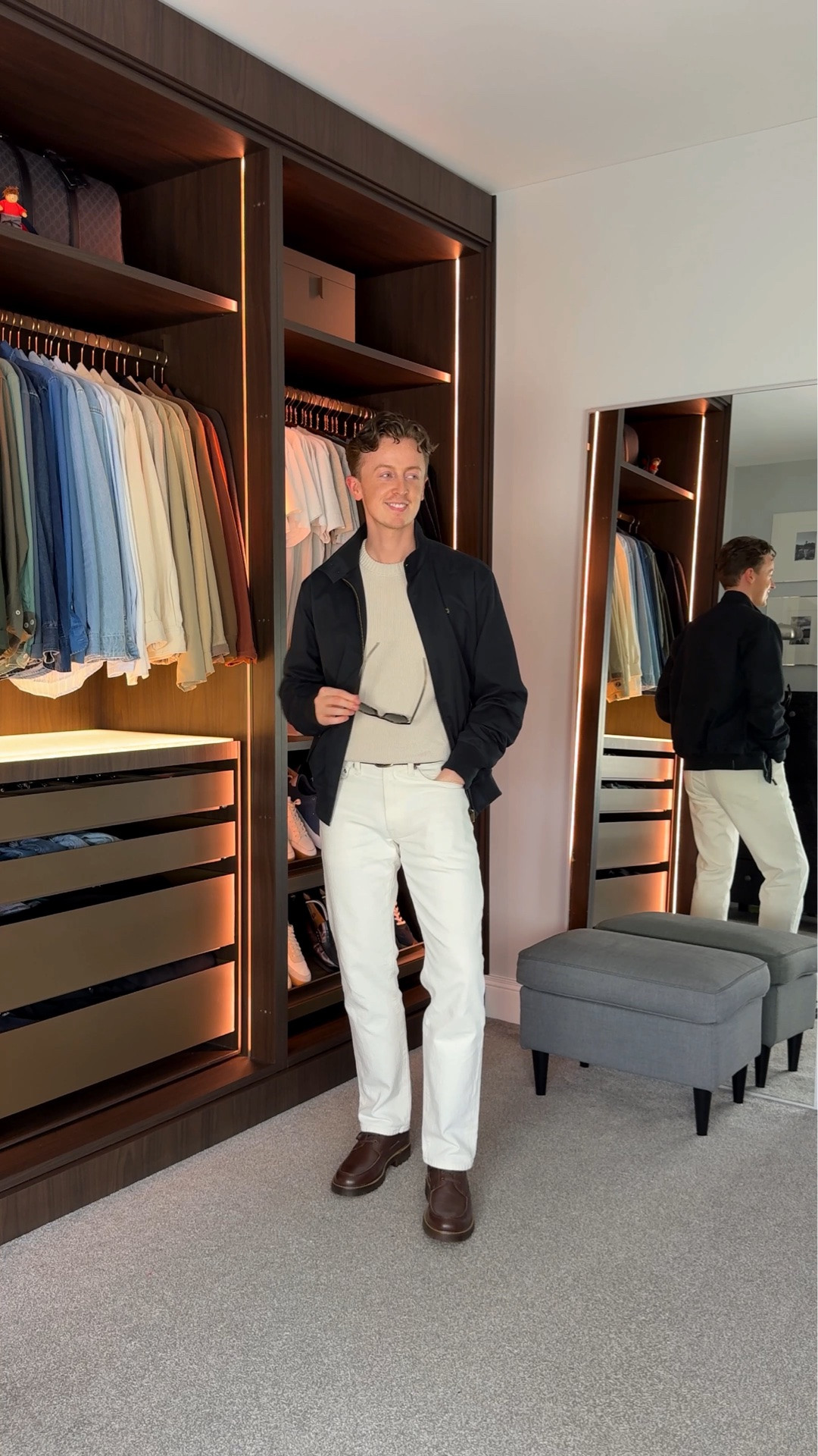 Getting dressed is easy when you have a wardrobe full of pieces you love🙂‍↕️

Latest addition to my wardrobe is this Holland Cooper Harrington 🤌 @hollandcooperclothing gift

Jacket and jumper are @hollandcooperclothing 
Jeans are @octobre_editions 
Shoes are @man1984coleraine 
Sunglasses @rayban 

#mensootd #menslifestyle #mensfashion #oldmoney #timelessstyle

Holland Cooper Harrington, harrington jacket men, timeless wardrobe men, classic menswear, old money aesthetic men, investment pieces men, mens style uk, classic outfit men, Holland Cooper mens, uk mens fashion, wardrobe organisation, men’s simple style, timless fashion inspo