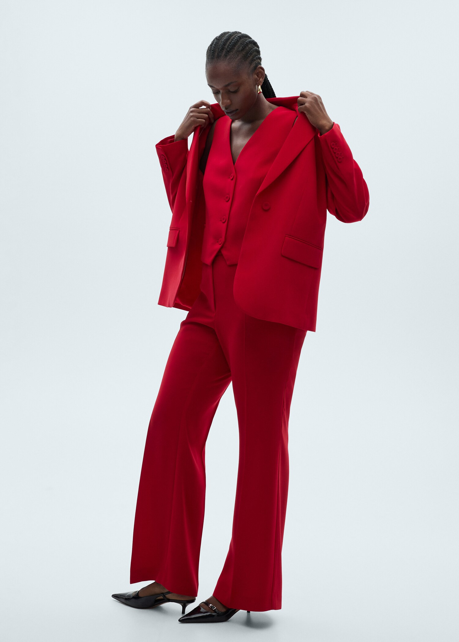 Suit waistcoat with buttons - Women | MANGO USA | Mango (US/MX/AU)