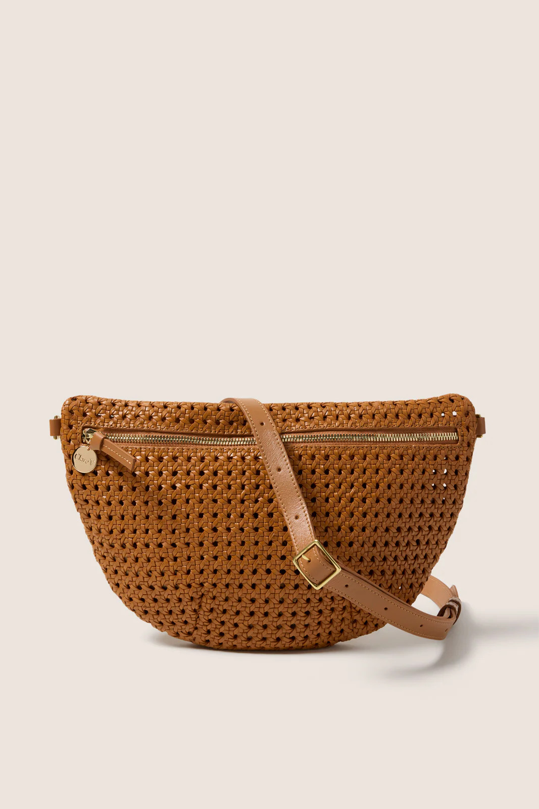 CLARE V. Women's Grande Fanny Bag, Tan | Evereve