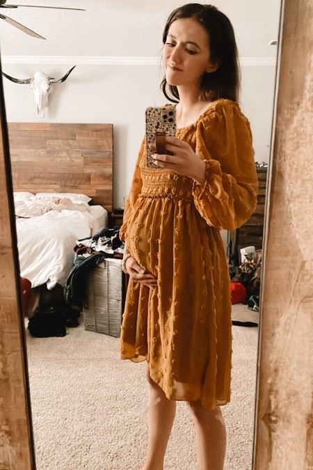 Obsessed with this Amazon dress 🤩 comes in multiple colors, not see through at all, looks great with a bump!

#LTKbump #LTKstyletip #LTKwedding