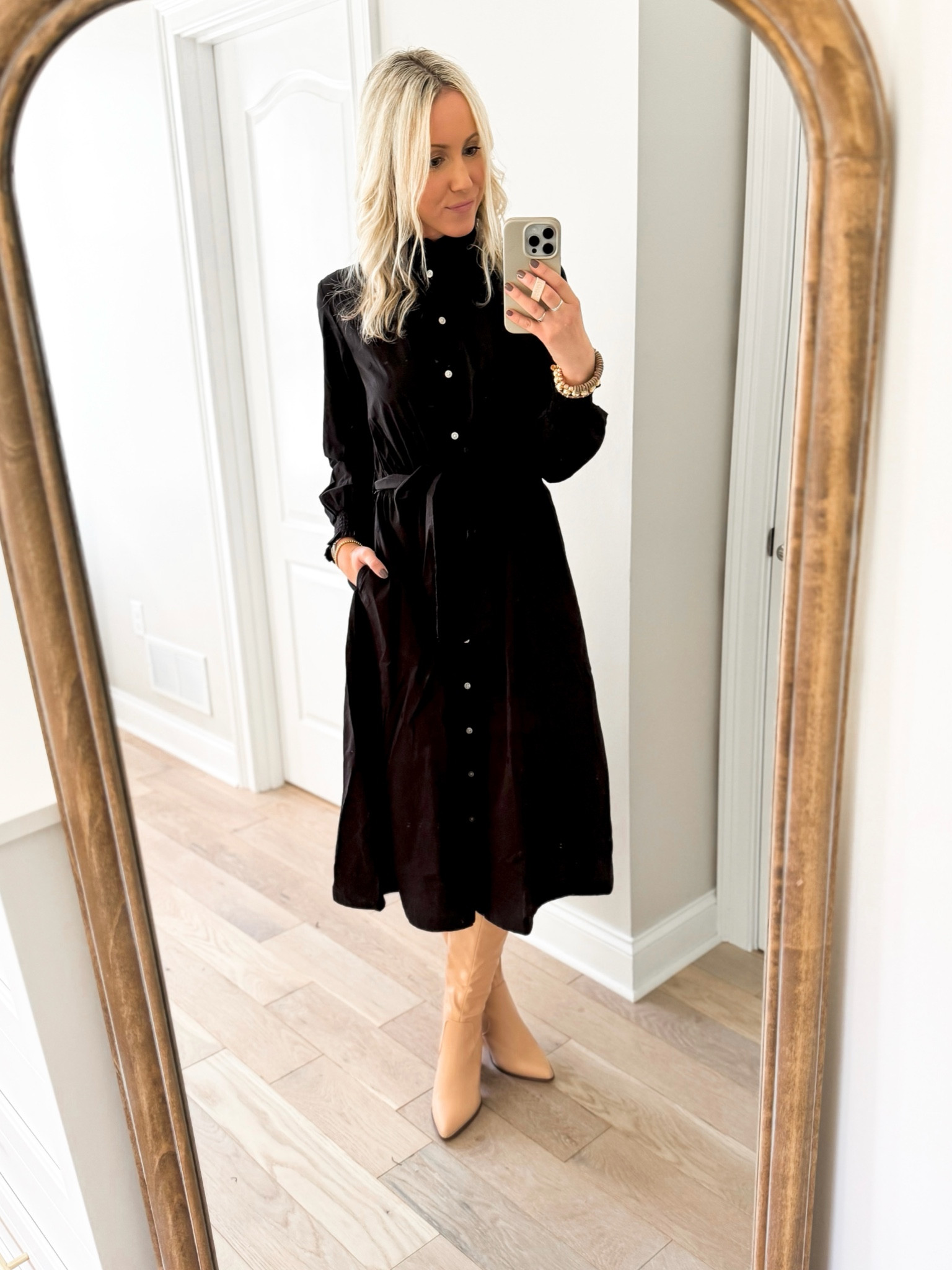 Black midi dress from Walmart that’s perfect for teachers, the office, and date night! Other prints available. Wearing xs. I’m 5’7”.

#LTKWorkwear #LTKBacktoSchool #LTKFindsUnder50