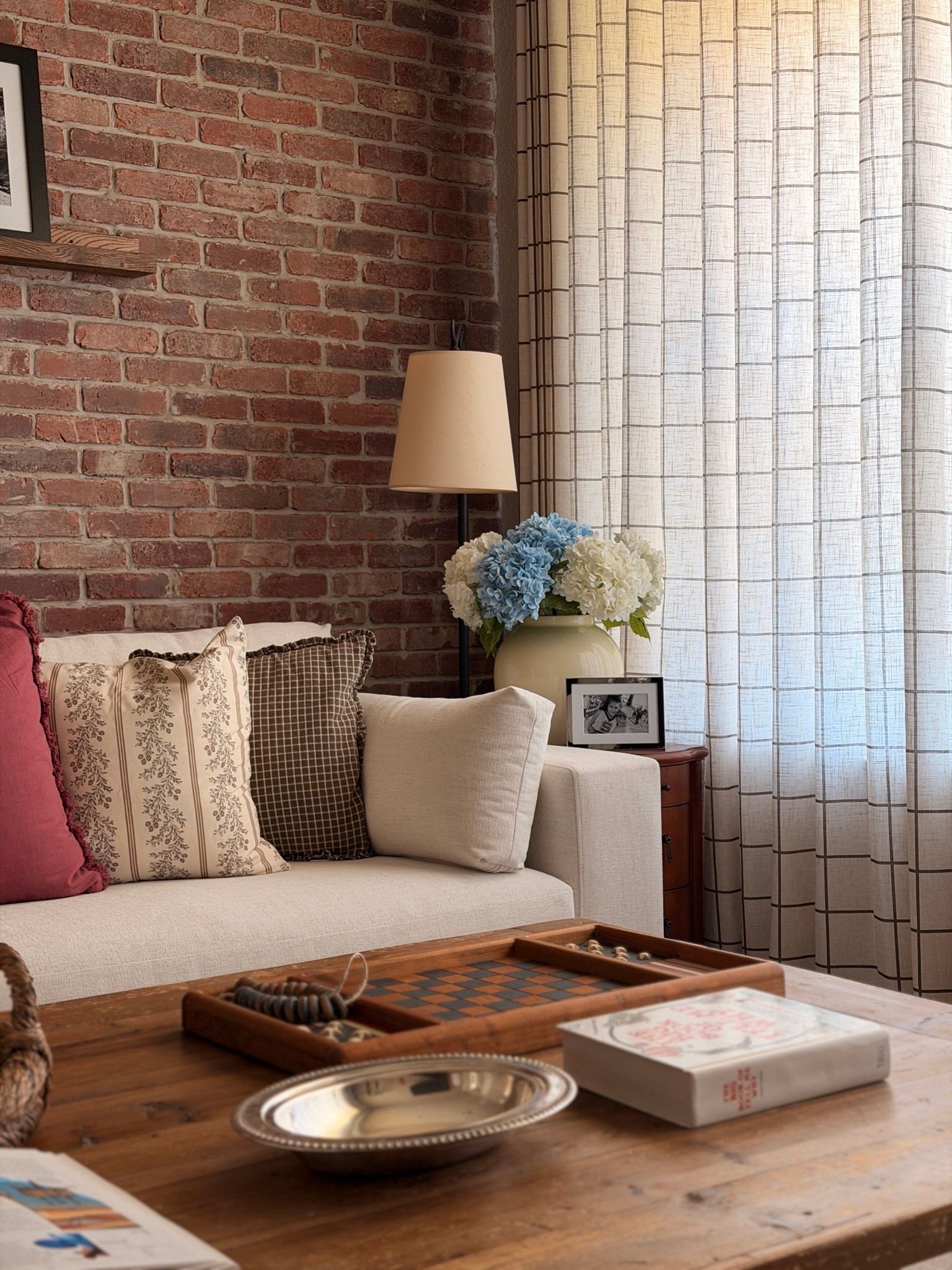 Game room, curtains, brick wall, mirrors, coffee table, accent chair, home decor, throw pillow covers, rug, home interior, home inspiration, life of a stay at home, mom

#LTKmomlife #LTKHome #LTKSaleAlert