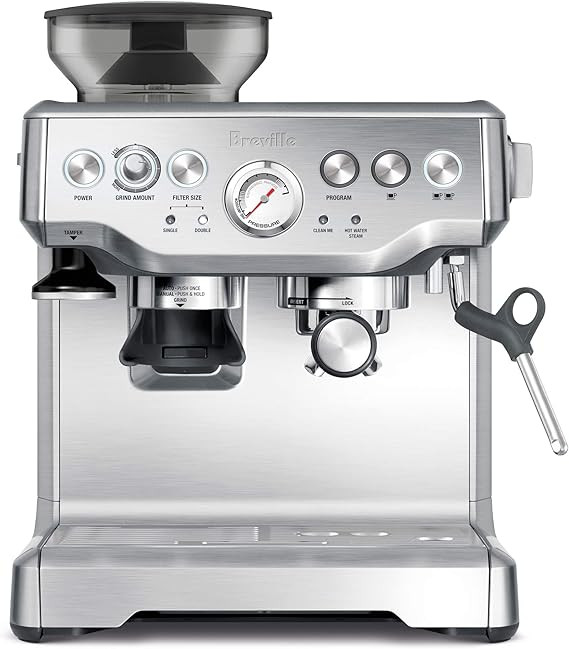Breville Barista Express Espresso Machine, Brushed Stainless Steel, BES870XL, Large | Amazon (US)