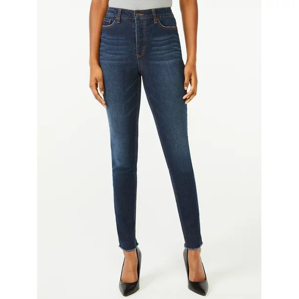 Scoop Women's Essential High-Rise Skinny Jeans - Walmart.com | Walmart (US)